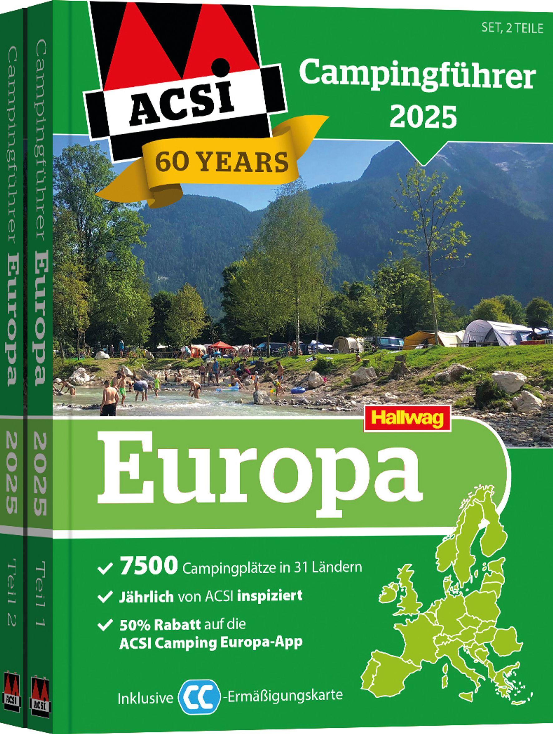 Cover: 9783828330054 | ACSI Campingführer Europa 2025 | Taschenbuch | 1392 S. | Deutsch