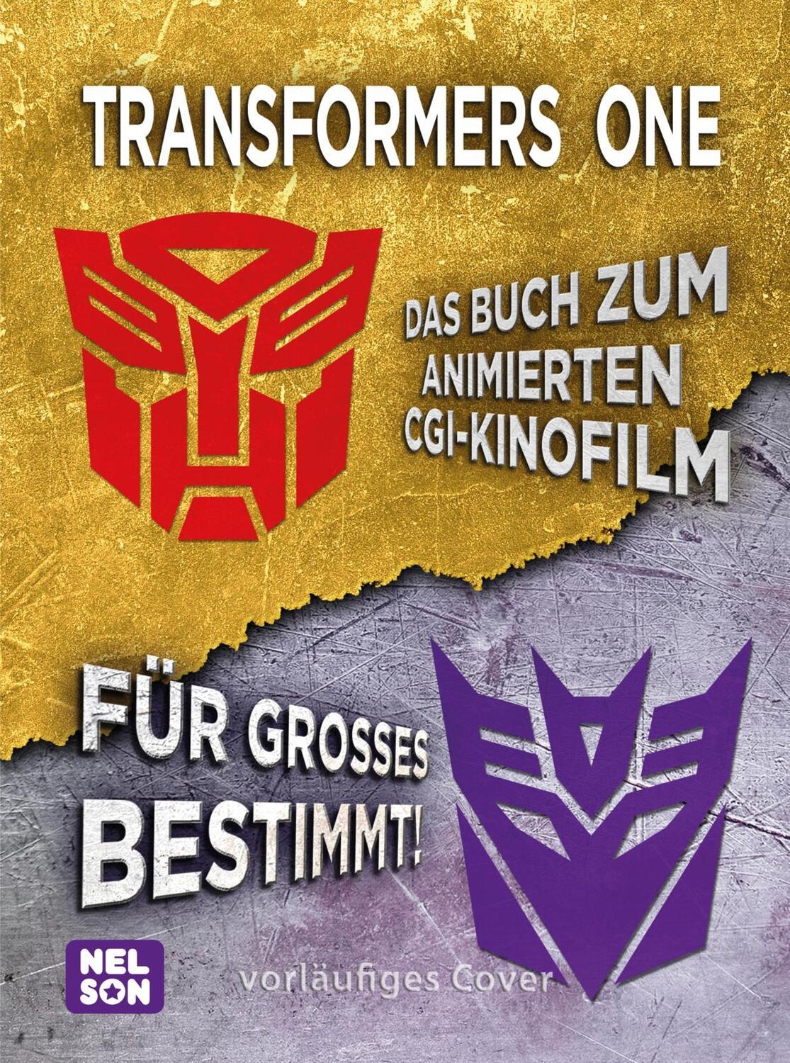 Cover: 9783845127088 | Transformers One: Buch zum Film | Das Buch zum animierten CGI-Kinofilm