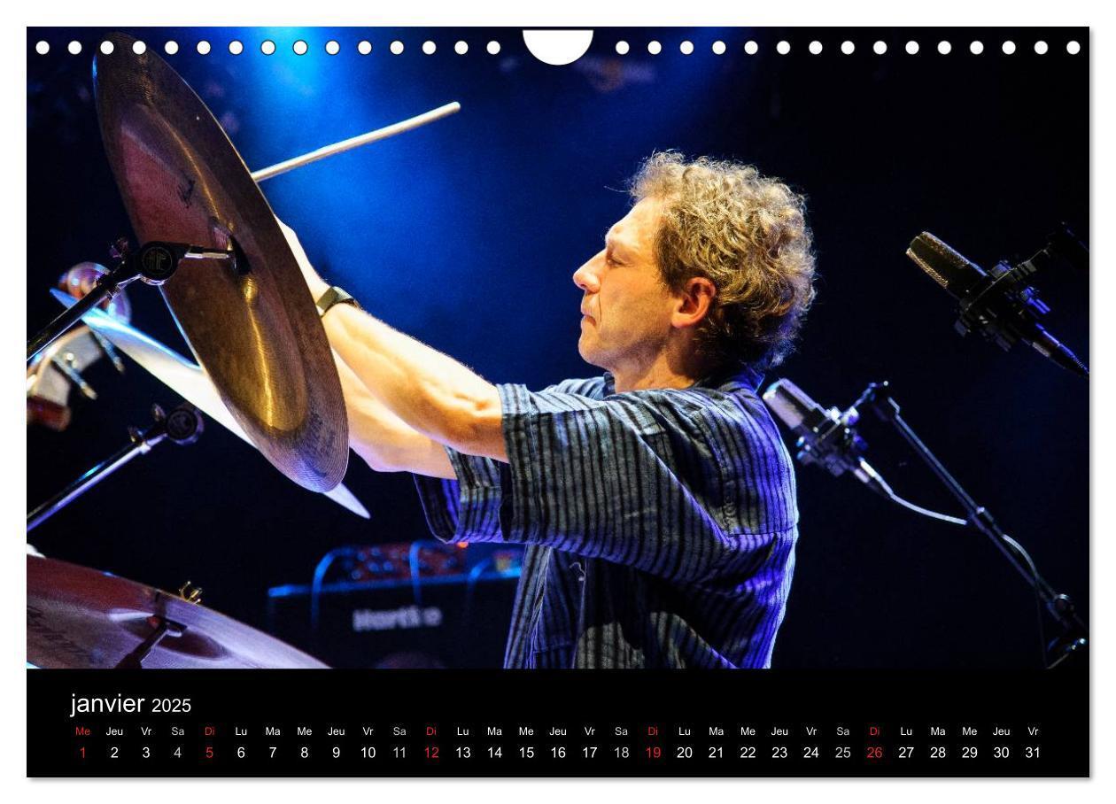 Bild: 9781325964840 | Jazz drums (Calendrier mural 2025 DIN A4 vertical), CALVENDO...