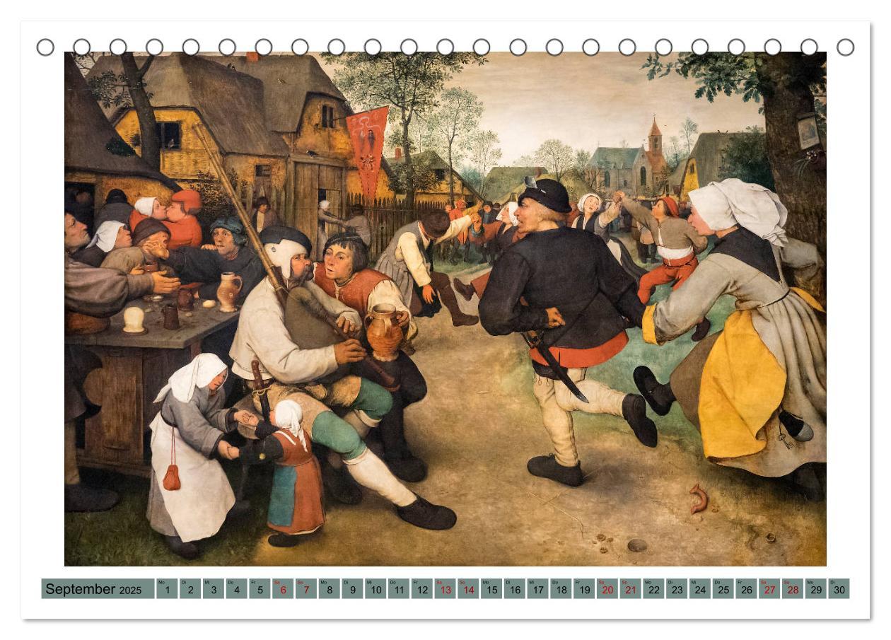 Bild: 9783435304189 | Pieter Bruegel d.Ä. (Tischkalender 2025 DIN A5 quer), CALVENDO...