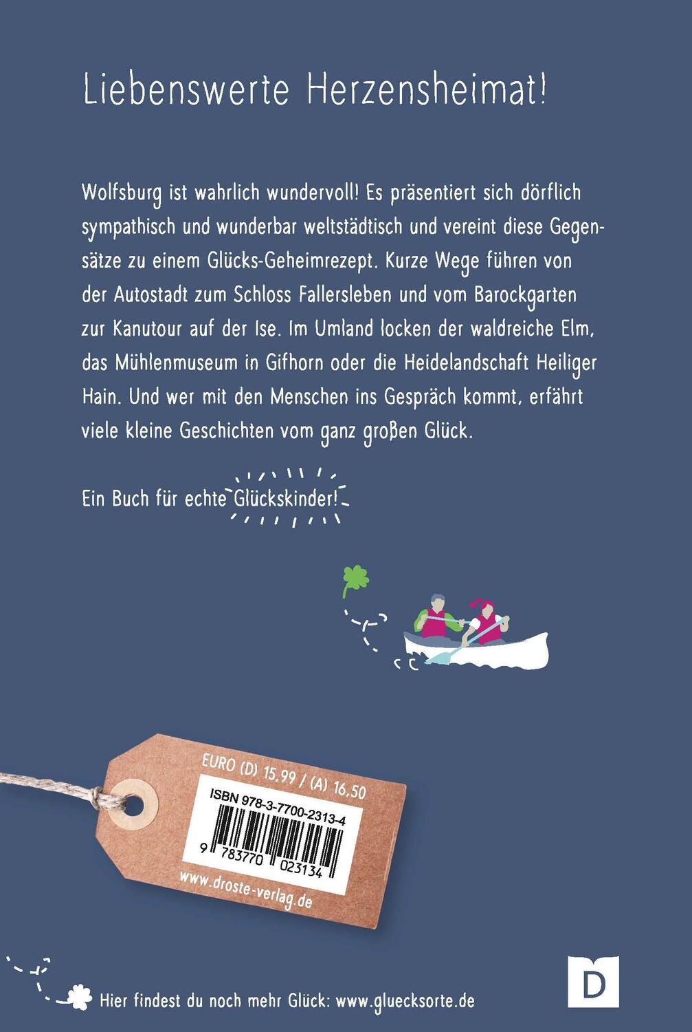 Rückseite: 9783770023134 | Glücksorte in und um Wolfsburg | Fahr hin &amp; werd glücklich | Lamberg