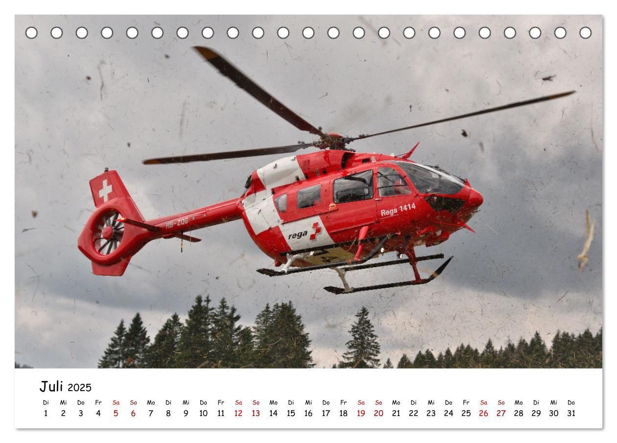 Bild: 9783457235669 | Die beeindruckende Welt der Hubschrauber (Tischkalender 2025 DIN A5...