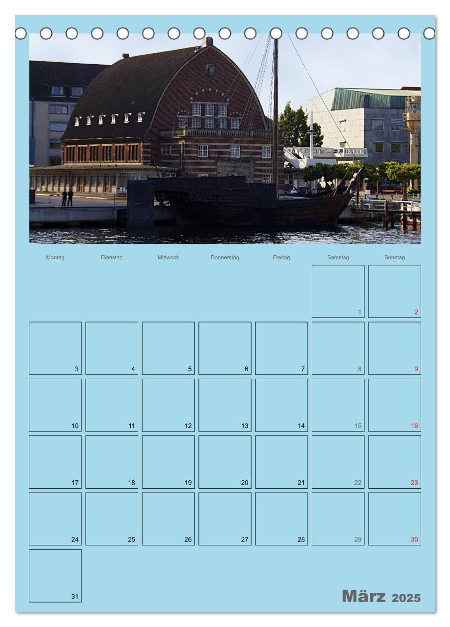 Bild: 9783457068861 | Rund um die Kieler Förde / Planer (Tischkalender 2025 DIN A5 hoch),...