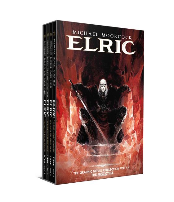 Cover: 9781787738546 | Michael Moorcock's Elric 1-4 Boxed Set | Julien Blondel | Buch | 2022