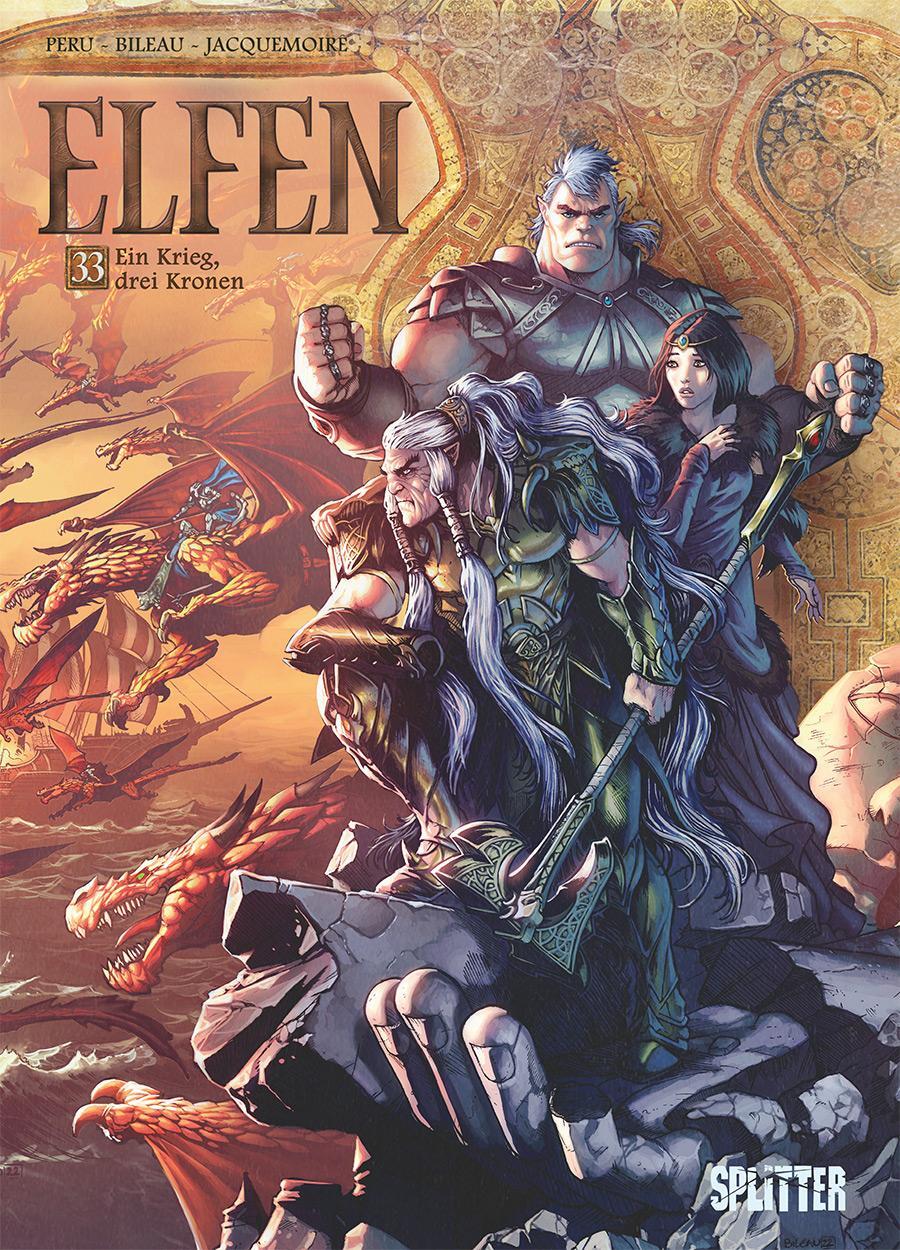 Cover: 9783987210730 | Elfen. Band 33 | Ein Krieg, drei Kronen | Olivier Peru | Buch | Elfen