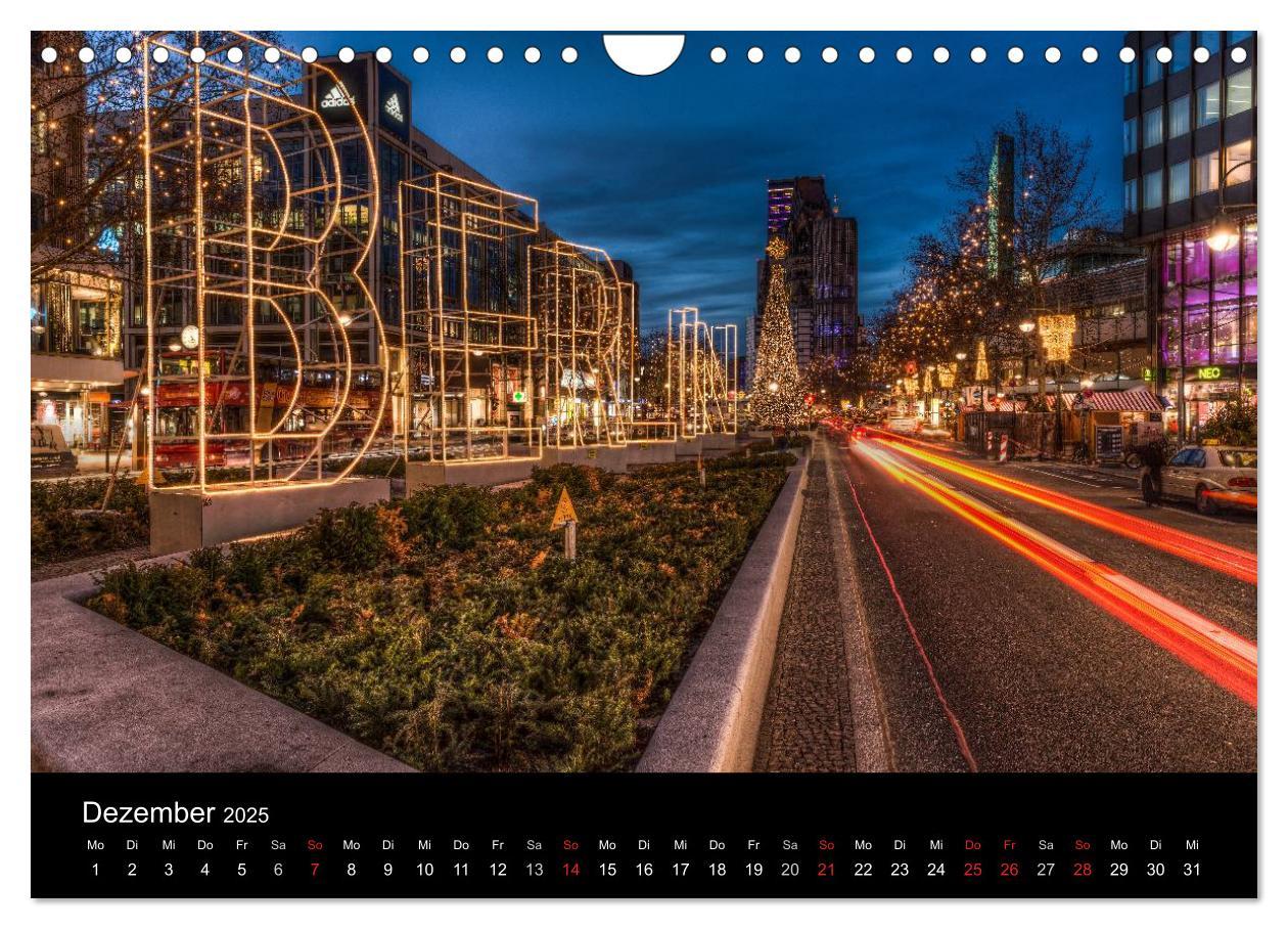 Bild: 9783435636921 | Berlin City bei Nacht (Wandkalender 2025 DIN A4 quer), CALVENDO...