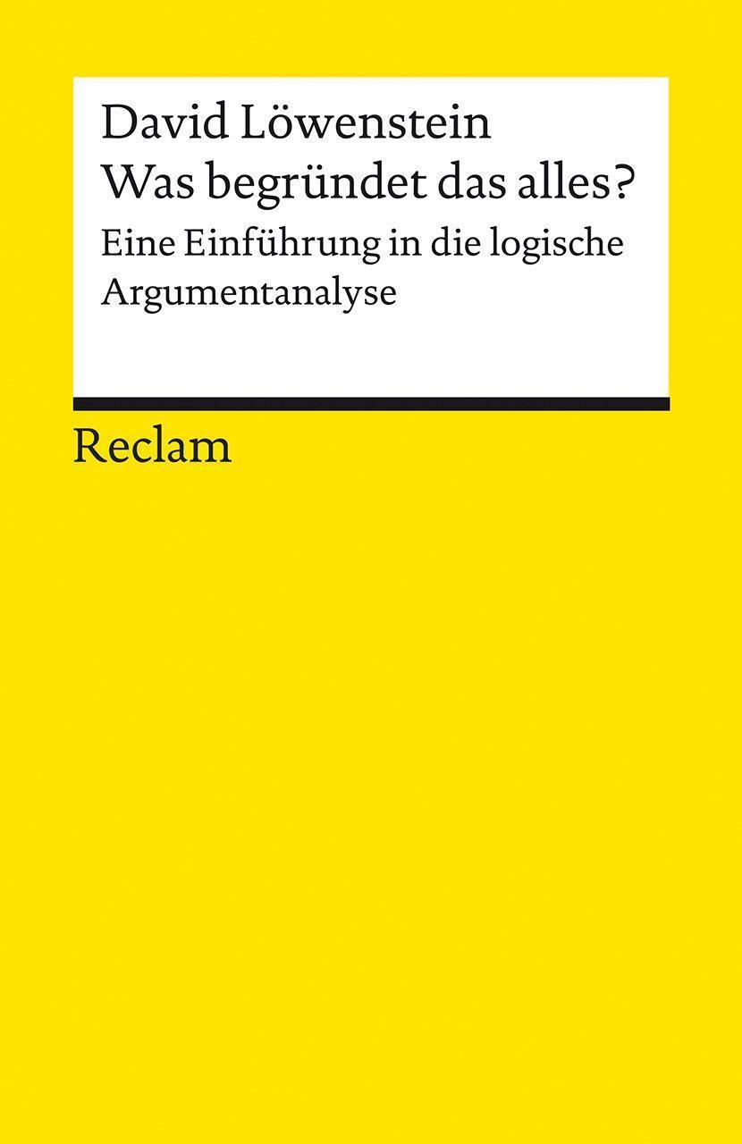 Cover: 9783150143001 | Was begründet das alles? | David Löwenstein | Taschenbuch | Deutsch