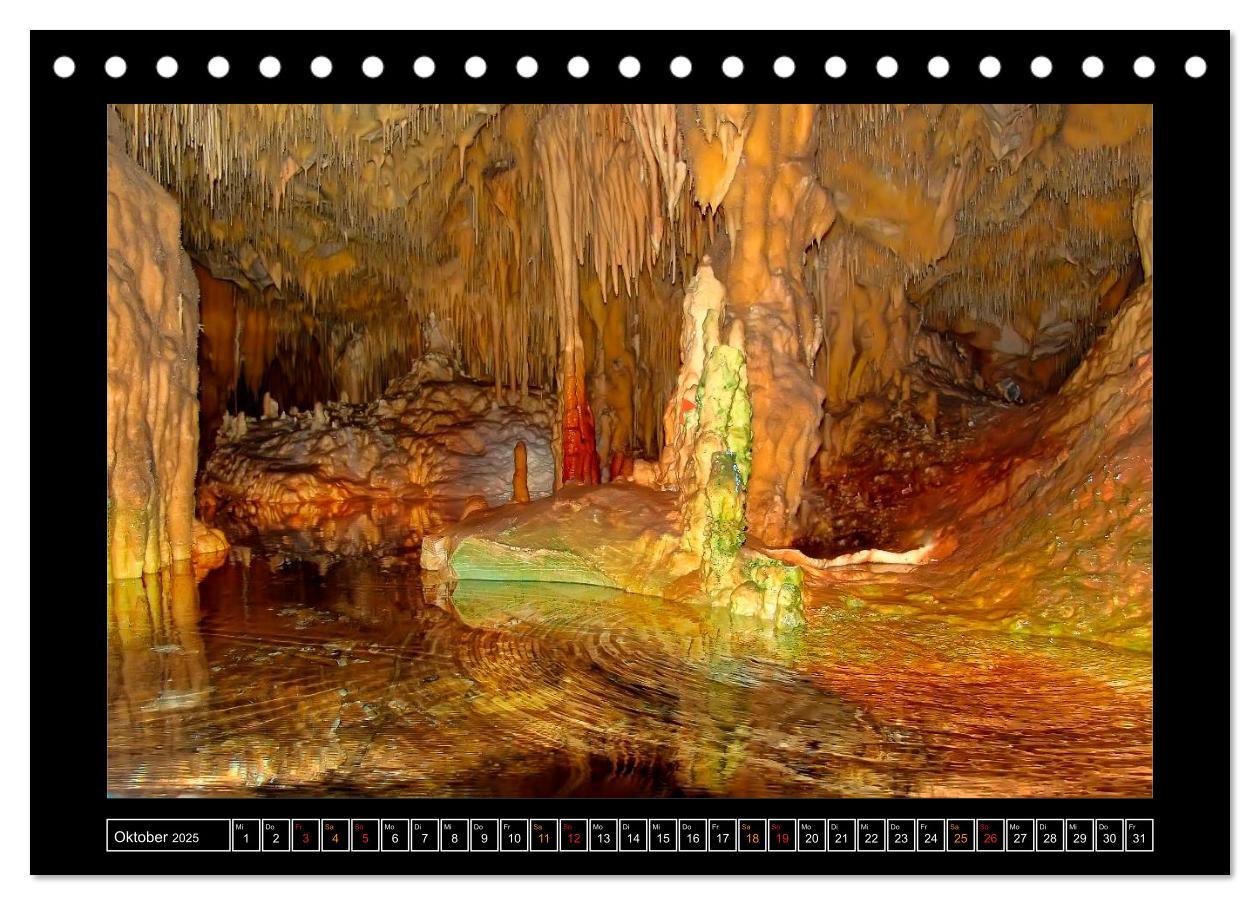 Bild: 9783435595419 | Höhlen, Stalaktiten und Stalagmiten (Tischkalender 2025 DIN A5...