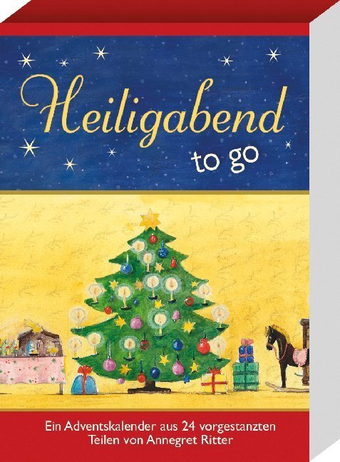 Cover: 9783780613370 | Heiligabend - to go | Ein Adventskalender aus 24 vorgestanzten Teilen