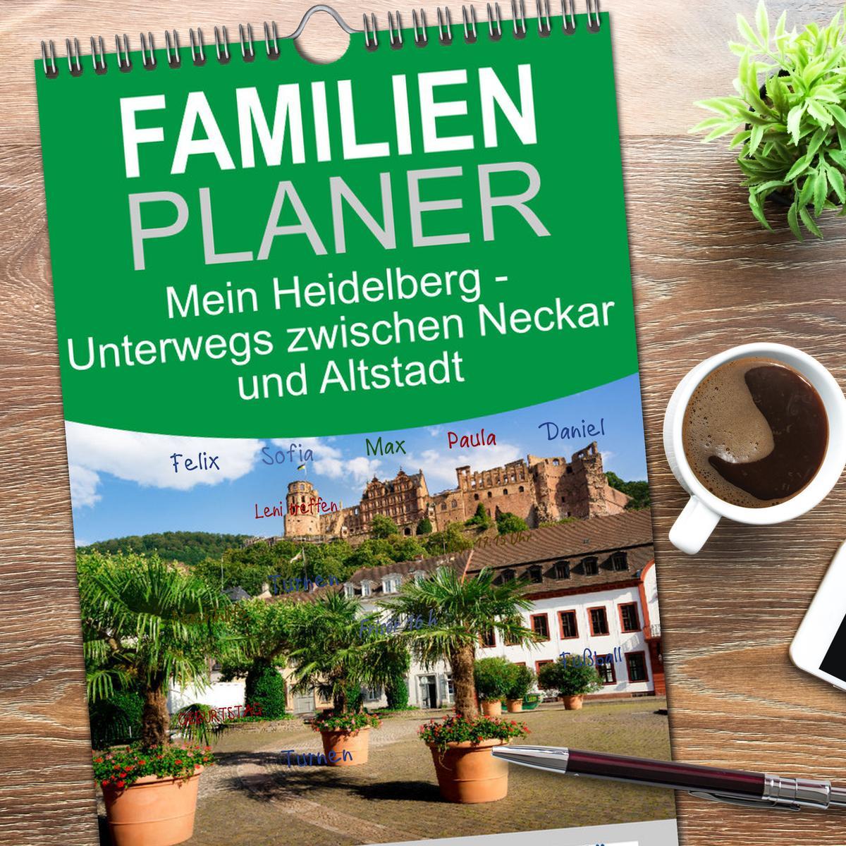 Bild: 9783457190982 | Familienplaner 2025 - Mein Heidelberg - Unterwegs zwischen Neckar...