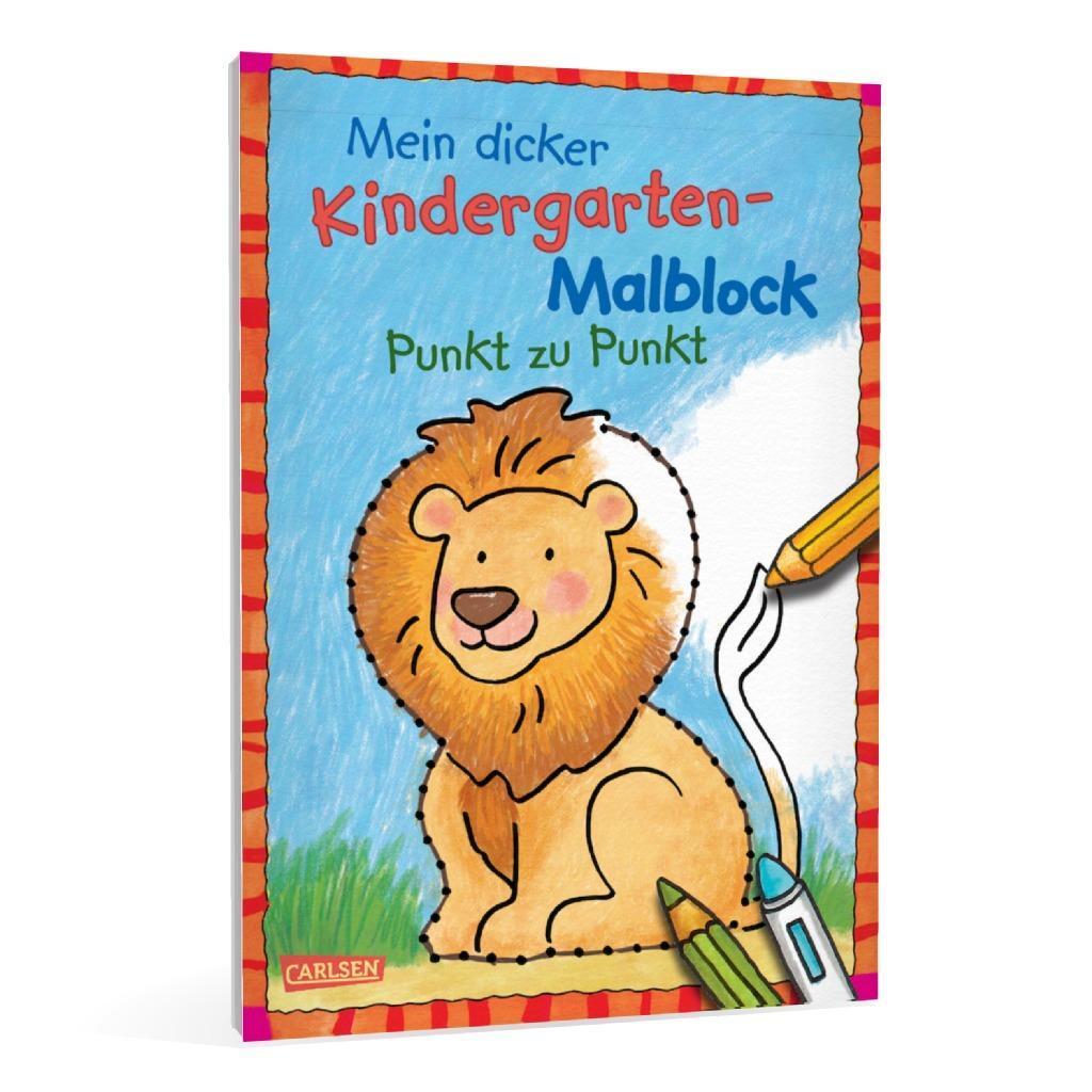 Bild: 9783551191632 | Mein dicker Kindergarten-Malblock: Punkt zu Punkt | Eva Muszynski