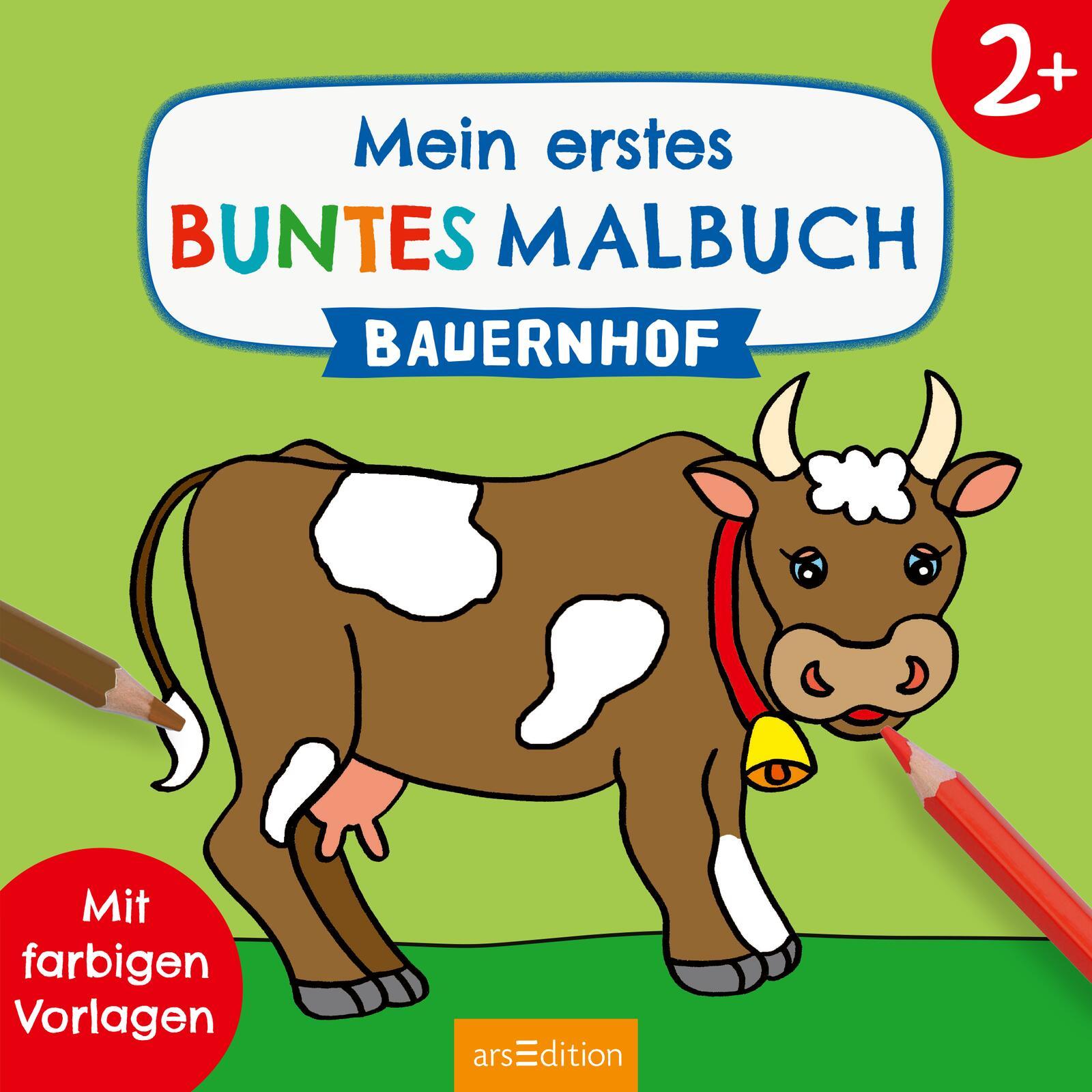 Bild: 9783845820613 | Mein erstes buntes Malbuch Bauernhof | Mit farbigen Vorlagen | Buch