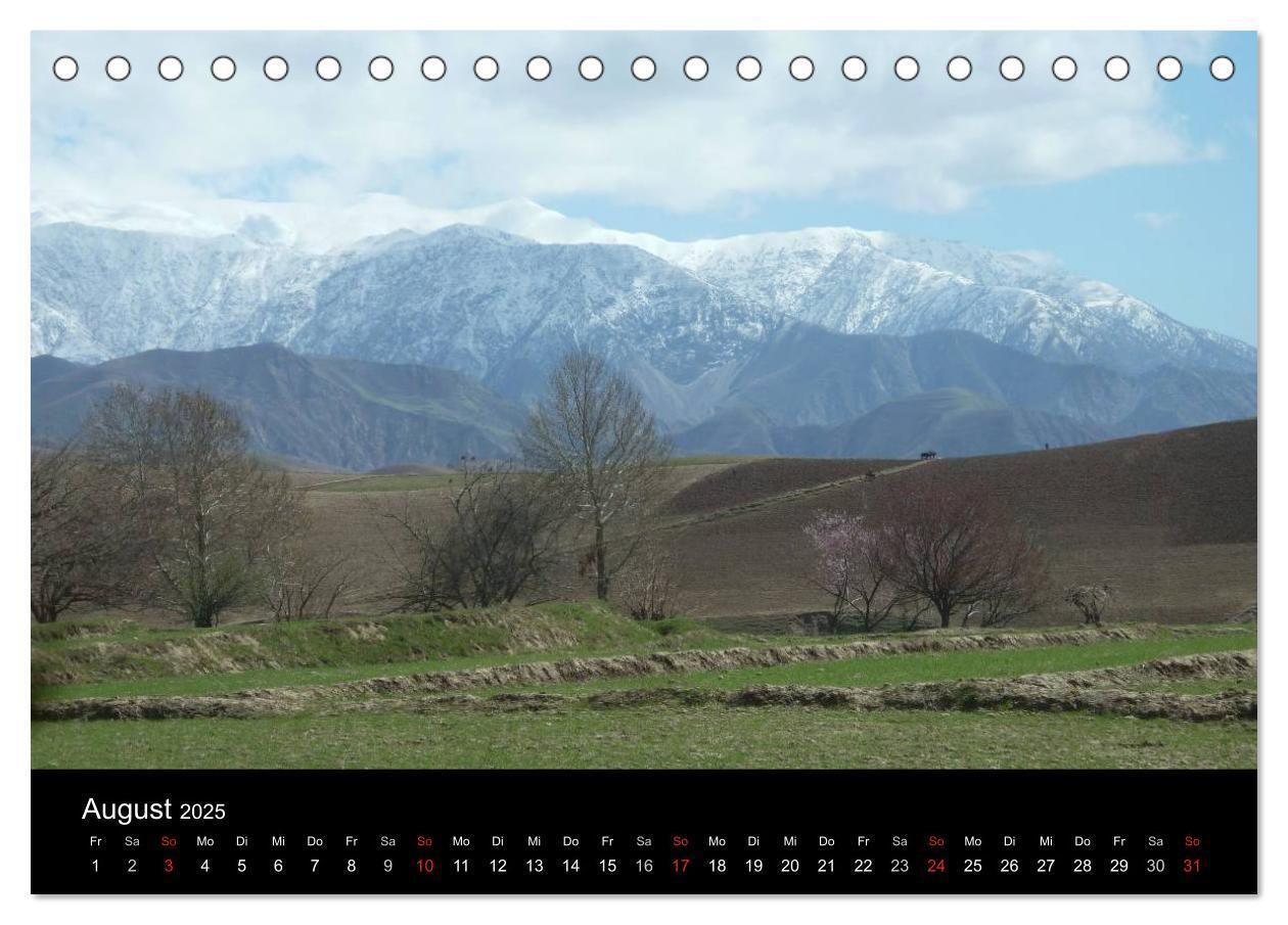 Bild: 9783435796922 | Afghanistan (Tischkalender 2025 DIN A5 quer), CALVENDO Monatskalender