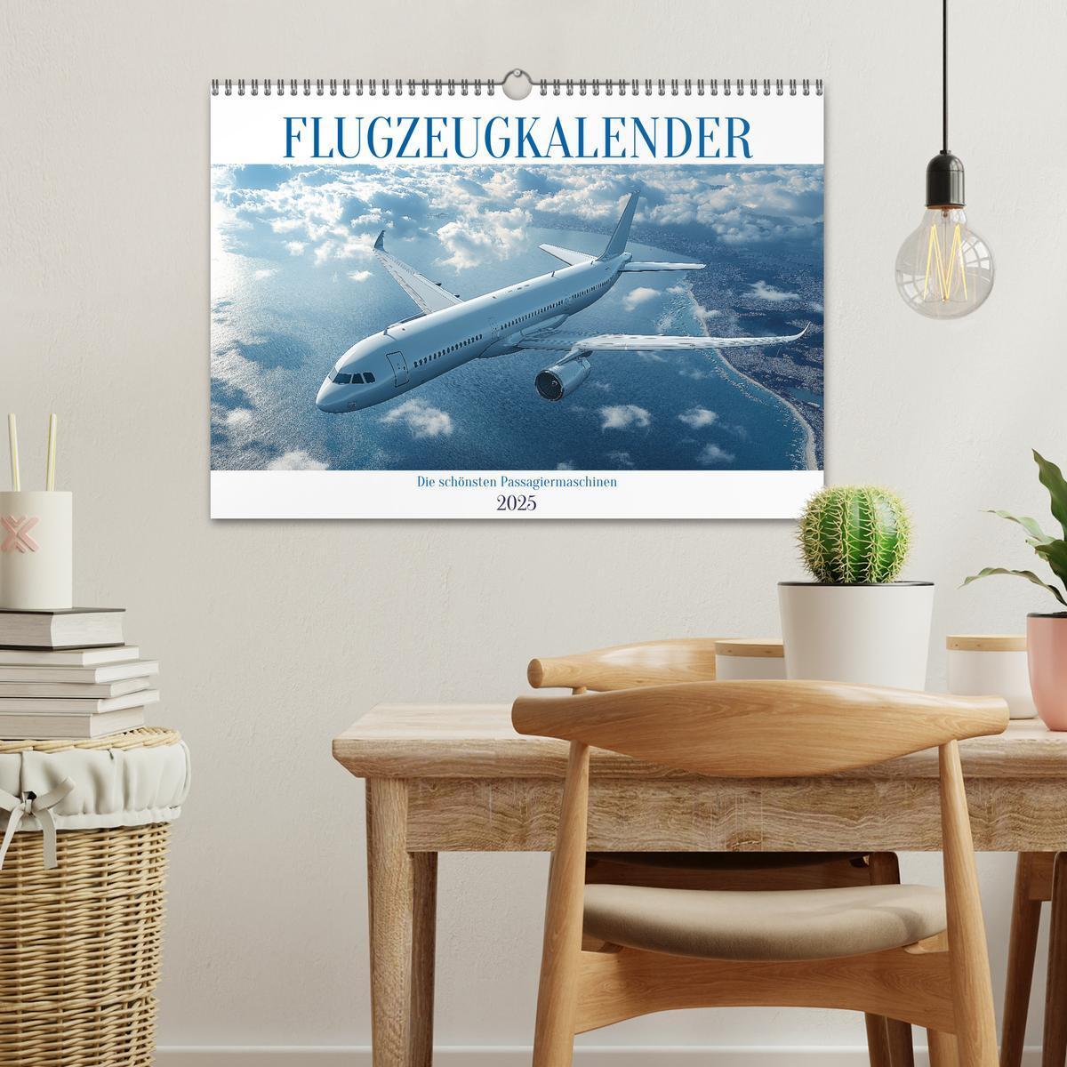 Bild: 9783457214053 | Flugzeugkalender - Die schönsten Passagiermaschinen (Wandkalender...