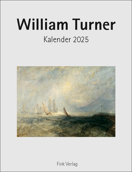 Cover: 9783771720247 | William Turner 2025 | Kunst-Einsteckkalender | William Turner | 12 S.