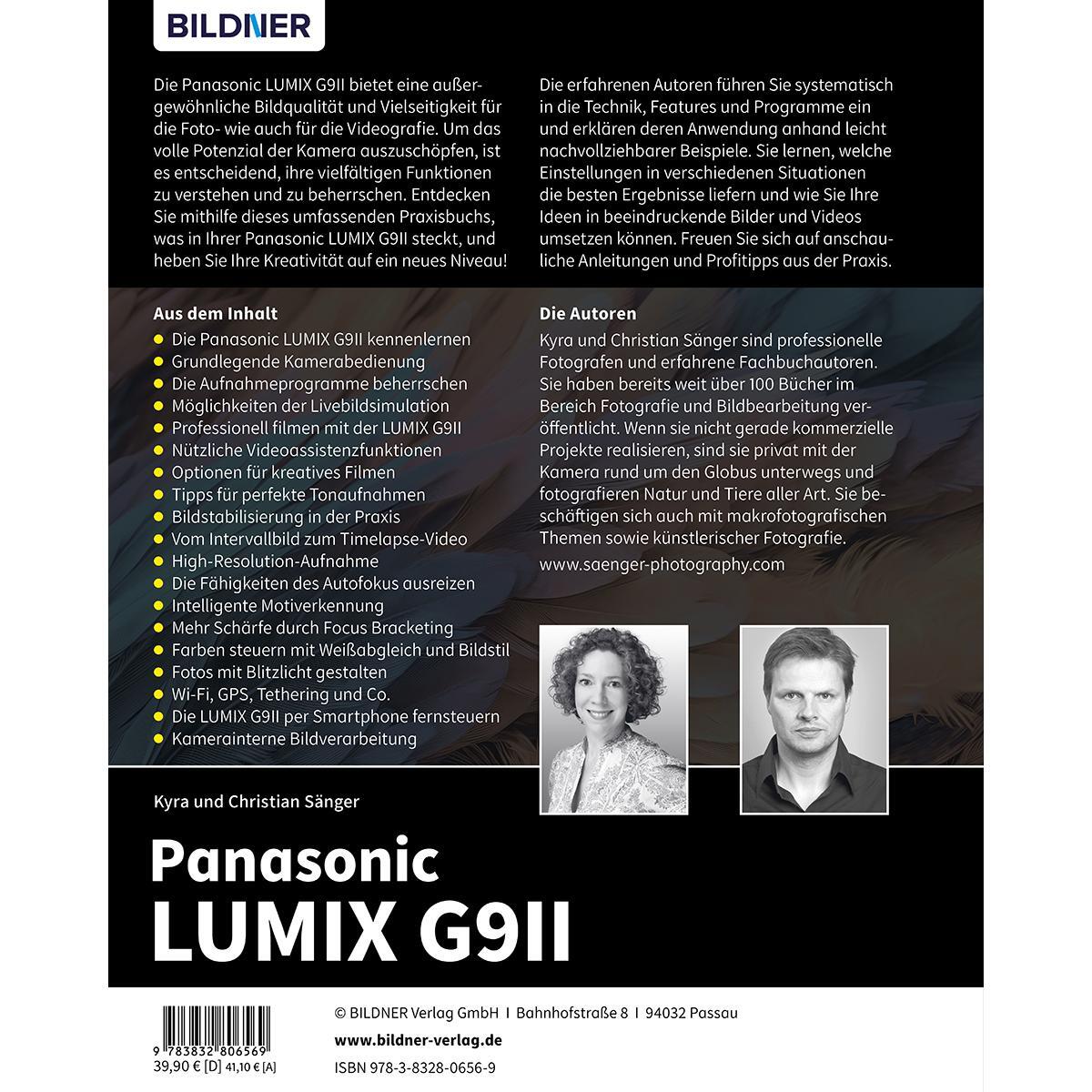 Rückseite: 9783832806569 | Panasonic LUMIX G9II | Das umfangreiche Praxisbuch zu Ihrer Kamera!