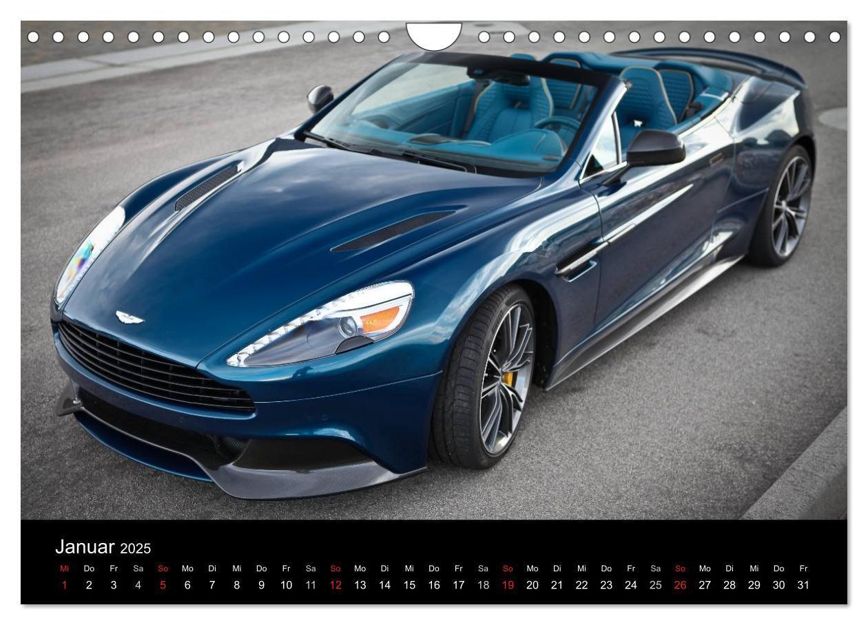 Bild: 9783435762972 | Aston Martin Vanquish Volante (Wandkalender 2025 DIN A4 quer),...