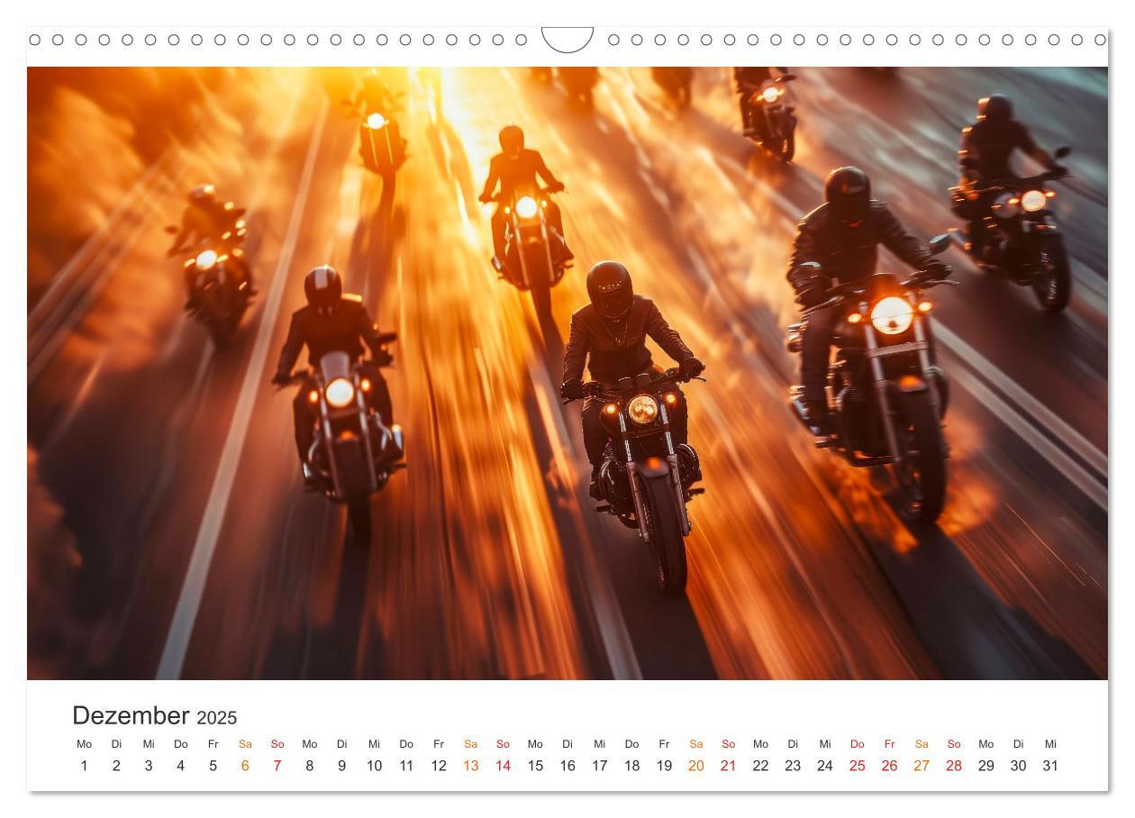 Bild: 9783383817120 | Motorrad tolle Momente (Wandkalender 2025 DIN A3 quer), CALVENDO...