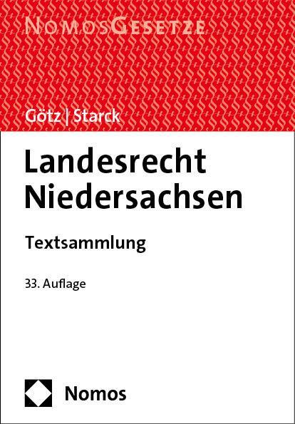 Cover: 9783756017584 | Landesrecht Niedersachsen | Volkmar Götz (u. a.) | Taschenbuch | 2024