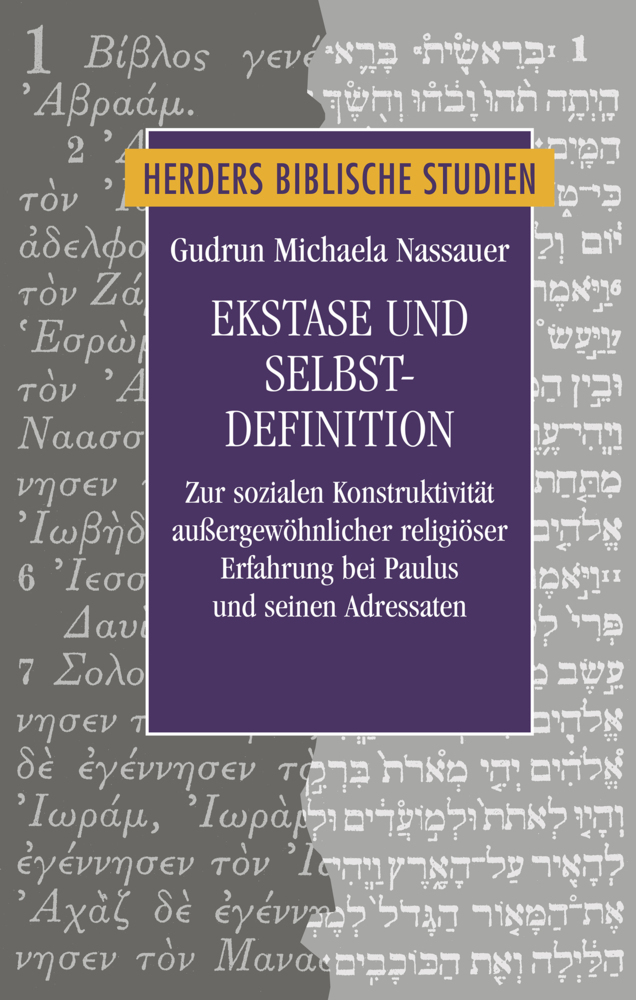 Cover: 9783451388972 | Ekstase und Selbstdefinition | Gudrun Nassauer | Buch | 328 S. | 2022