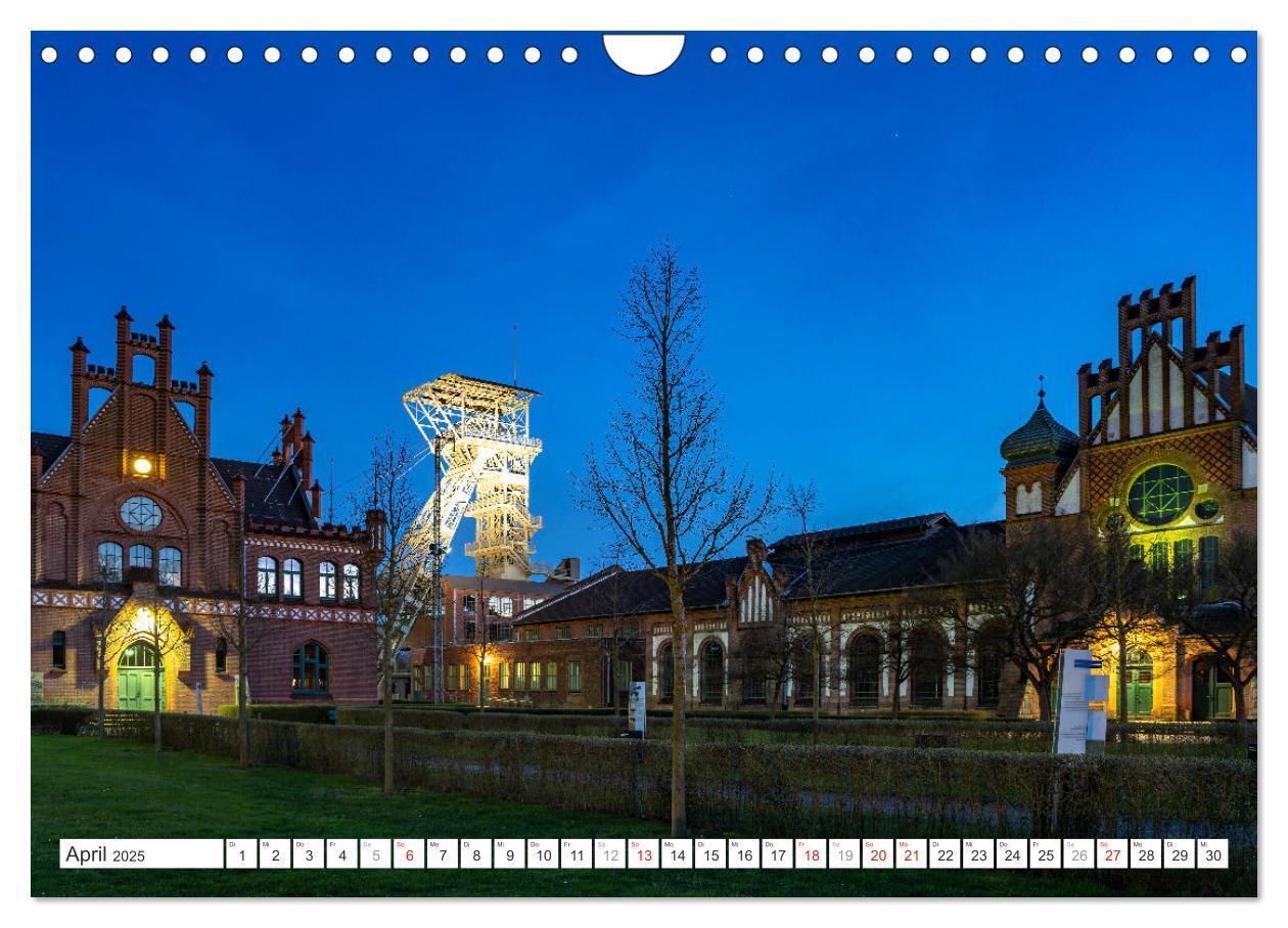 Bild: 9783383801761 | Die Zechen im Ruhrpott (Wandkalender 2025 DIN A4 quer), CALVENDO...