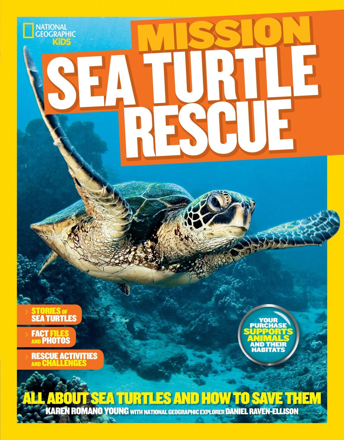 Cover: 9781426318931 | National Geographic Kids Mission: Sea Turtle Rescue: All about Sea...