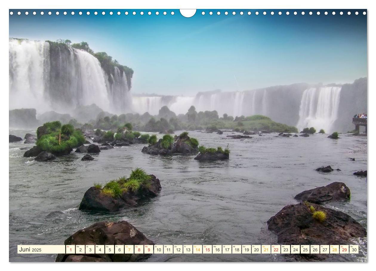 Bild: 9783435567652 | Iguazu Wasserfälle - Südamerika (Wandkalender 2025 DIN A3 quer),...