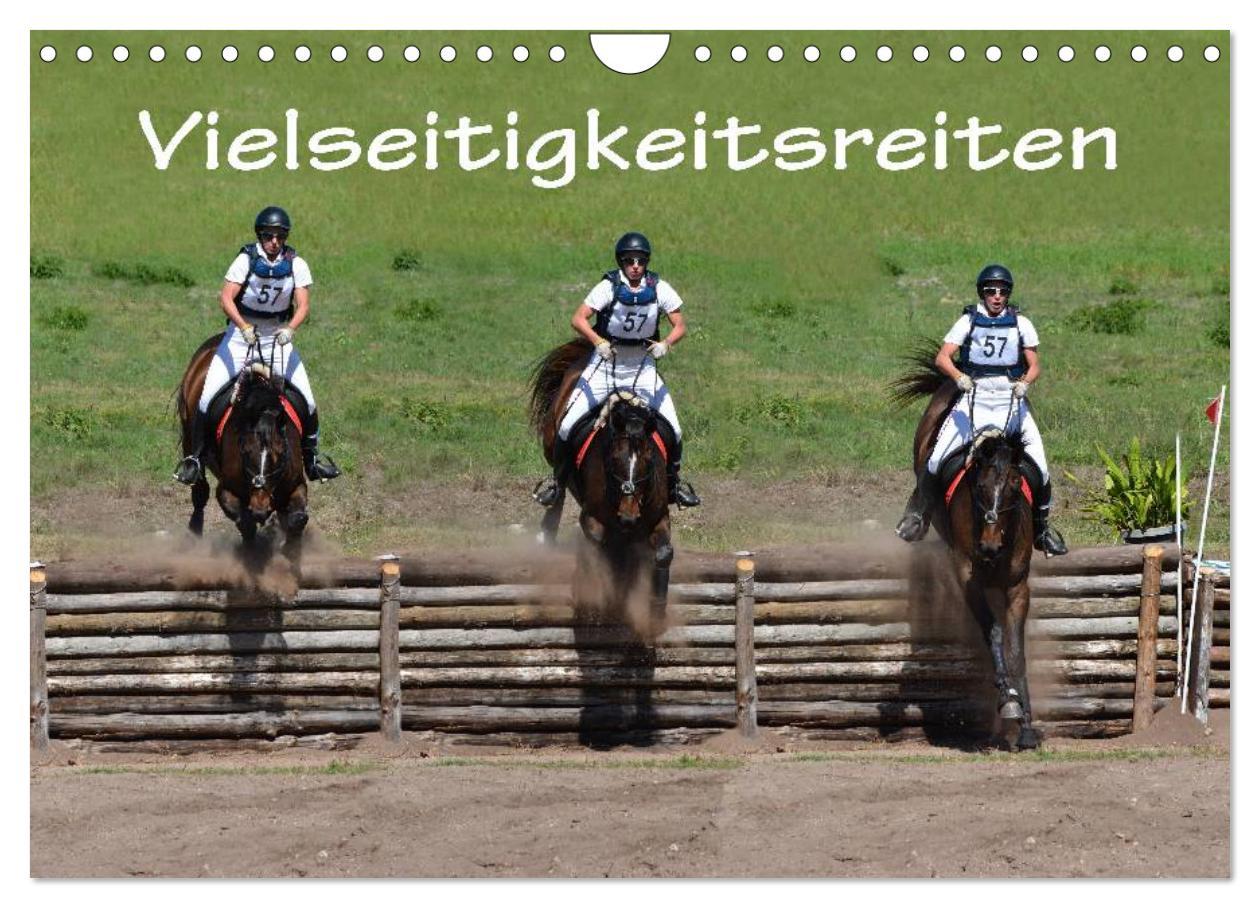 Cover: 9783435618507 | Vielseitigkeitsreiten (Wandkalender 2025 DIN A4 quer), CALVENDO...