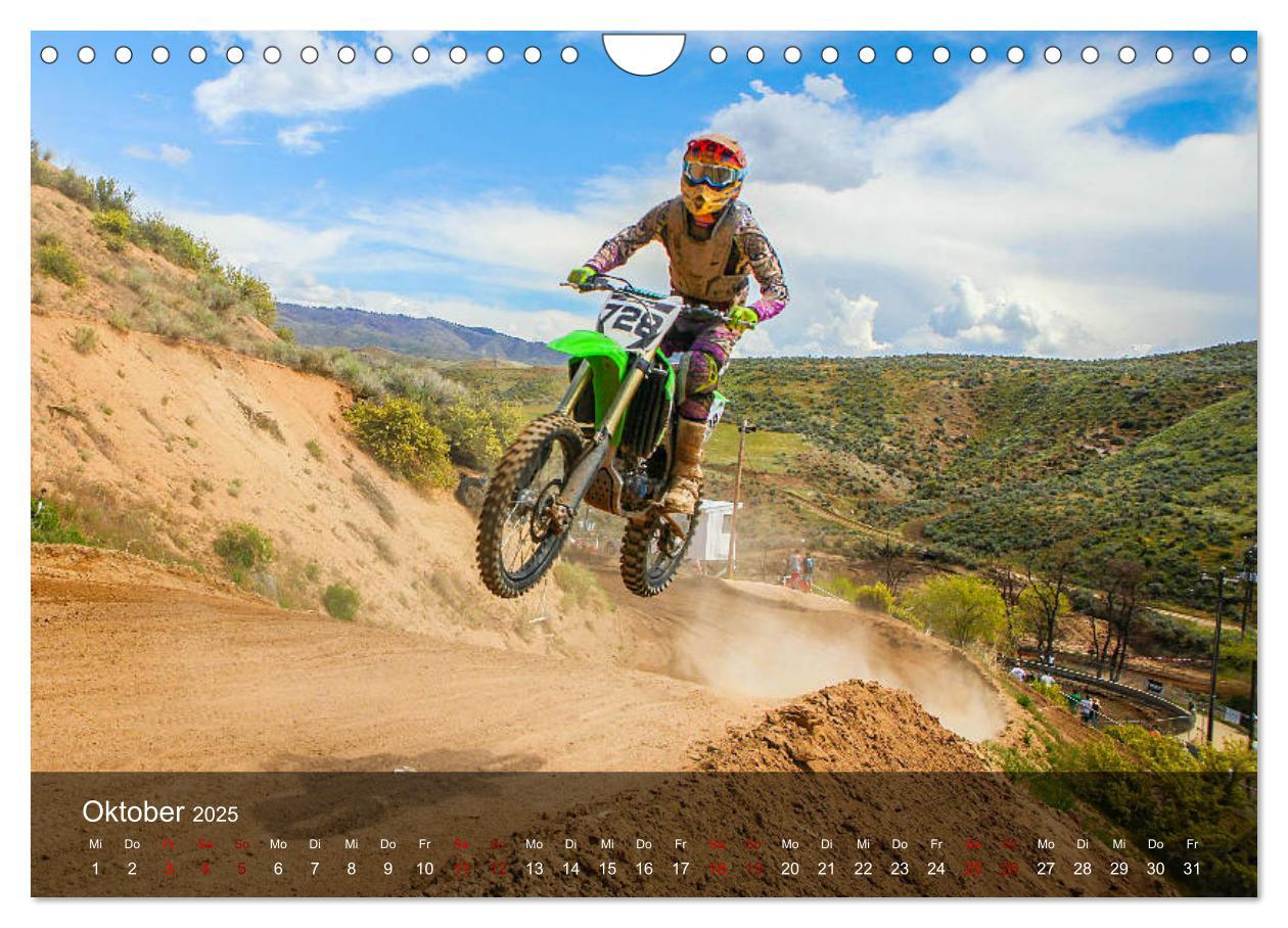 Bild: 9783435328772 | Motocross - Adrenalin pur (Wandkalender 2025 DIN A4 quer), CALVENDO...