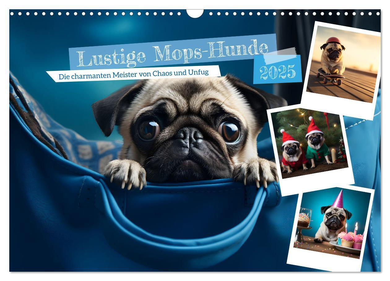 Cover: 9783383837906 | Lustige Mops-Hunde: Die charmanten Meister von Chaos und Unfug...