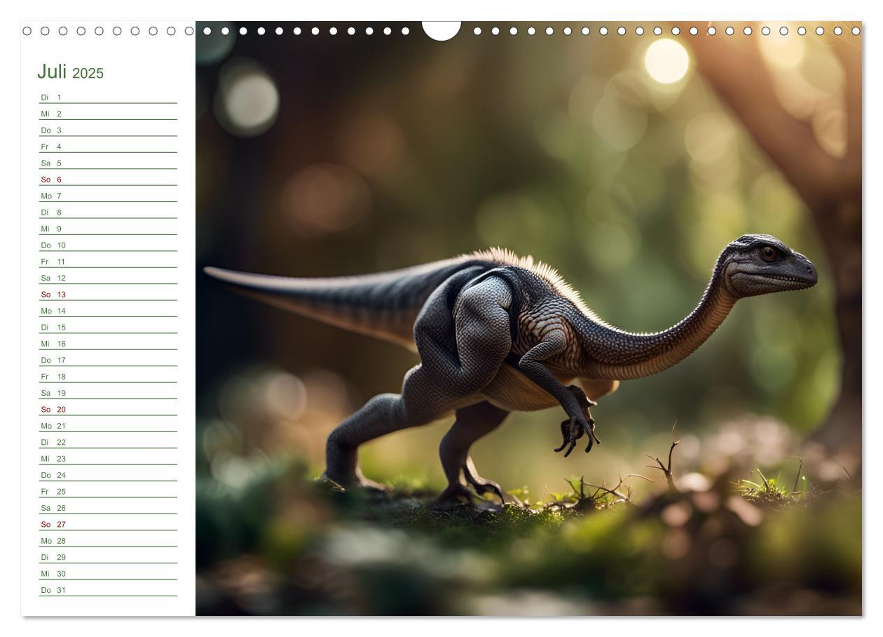 Bild: 9783383864056 | KI Dinosaurier - Herrscher der Lüfte, Land und Meer (Wandkalender...