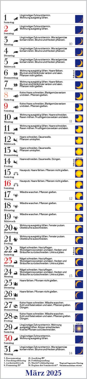 Bild: 9783731876274 | Mond-Langplaner 2025 | Verlag Korsch | Kalender | 13 S. | Deutsch