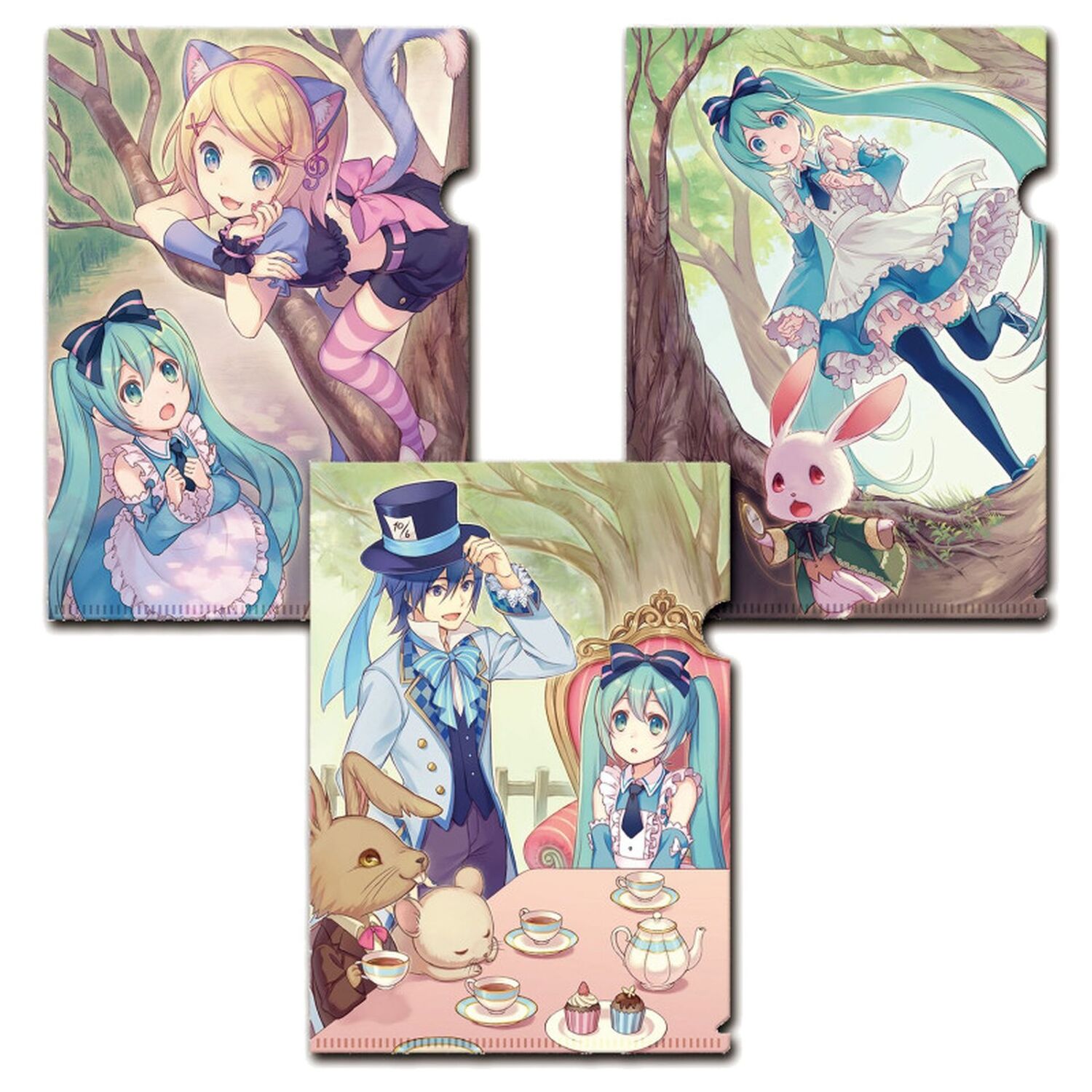 Cover: 8720828183038 | Clearfile Set - Miku Hatsune - A4 (3 St) | Sakami | EAN 8720828183038