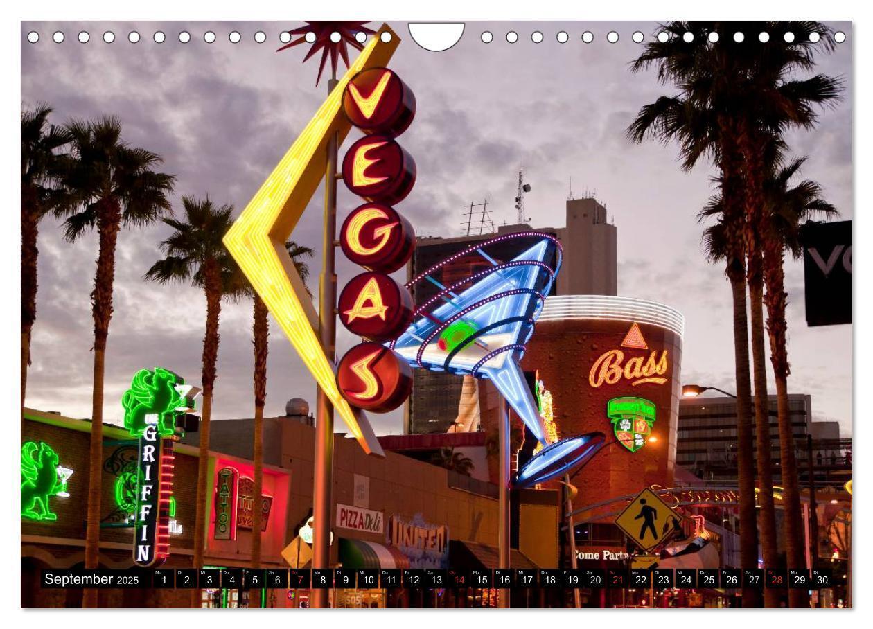 Bild: 9783435719938 | Las Vegas (Wandkalender 2025 DIN A4 quer), CALVENDO Monatskalender