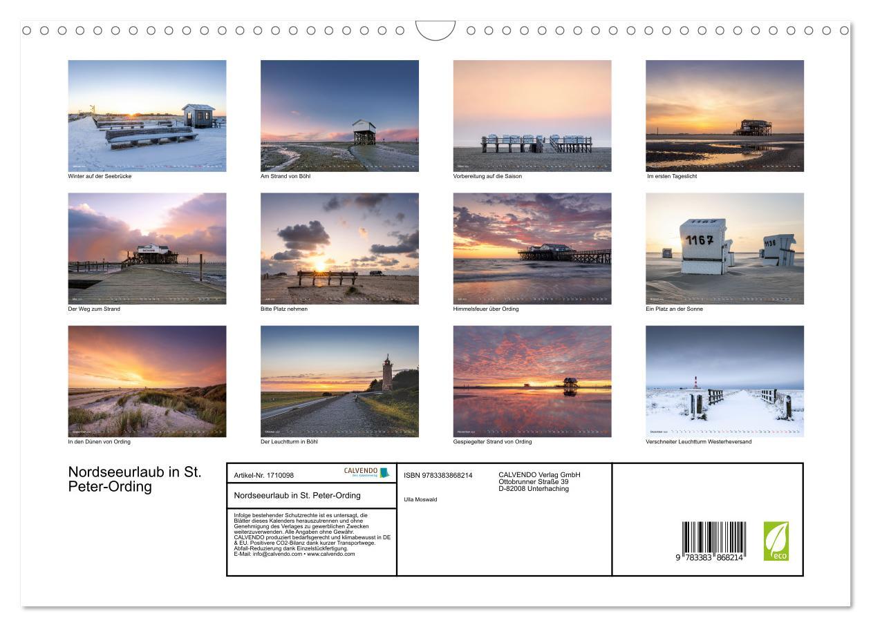 Bild: 9783383868214 | Nordseeurlaub in St. Peter-Ording (Wandkalender 2025 DIN A3 quer),...