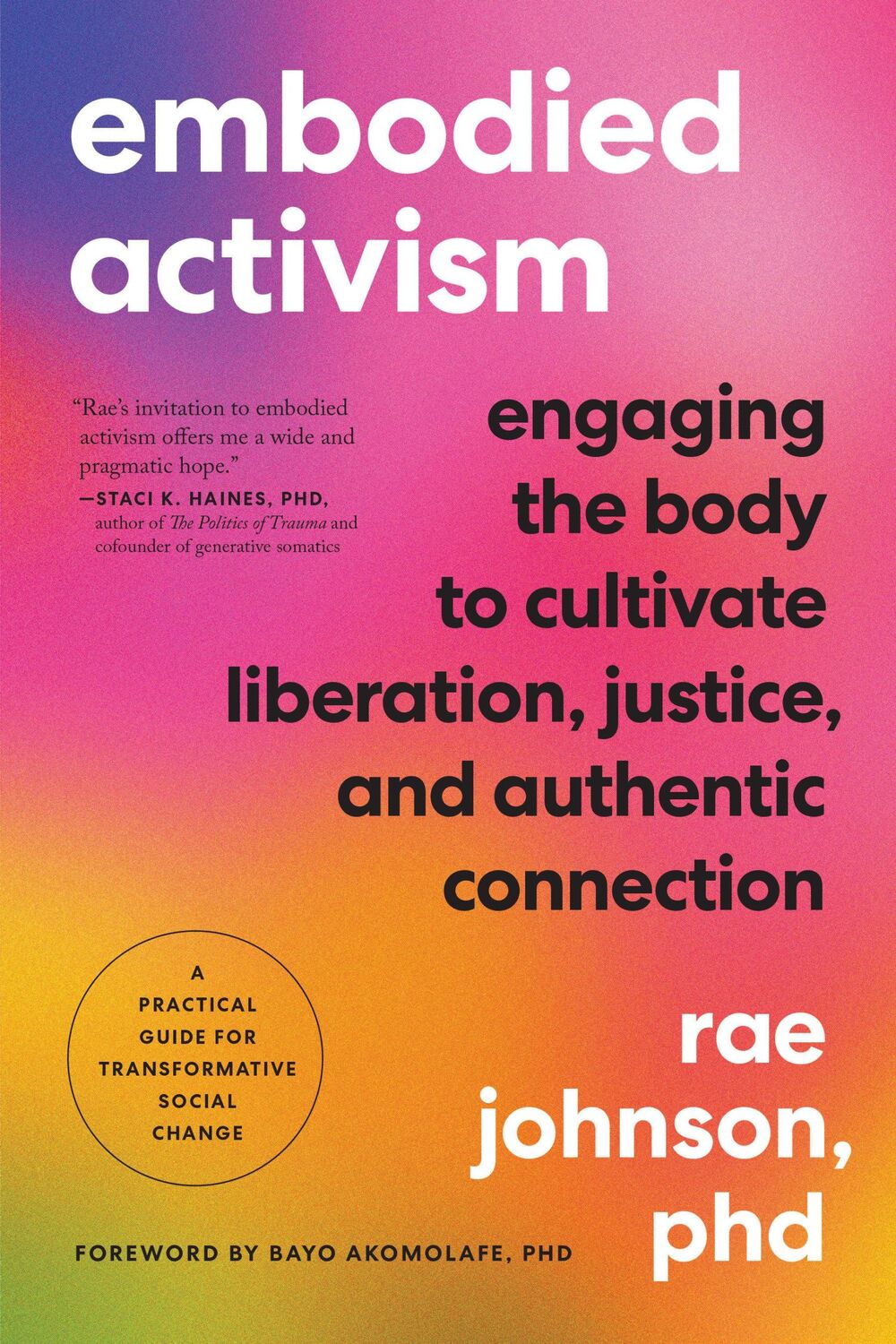 Cover: 9781623176990 | Embodied Activism | Rae Johnson | Taschenbuch | Englisch | 2023