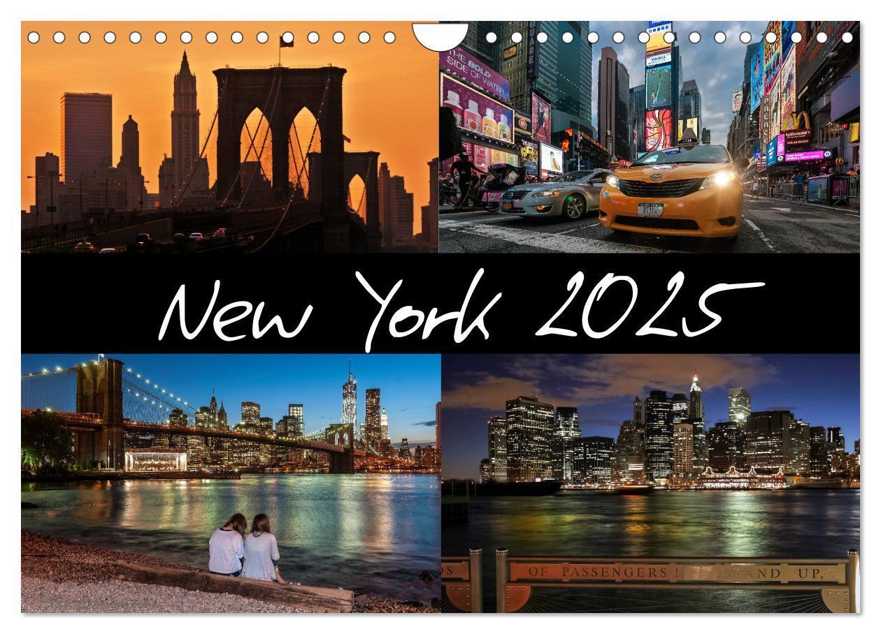 Cover: 9783435749331 | New York (Wandkalender 2025 DIN A4 quer), CALVENDO Monatskalender