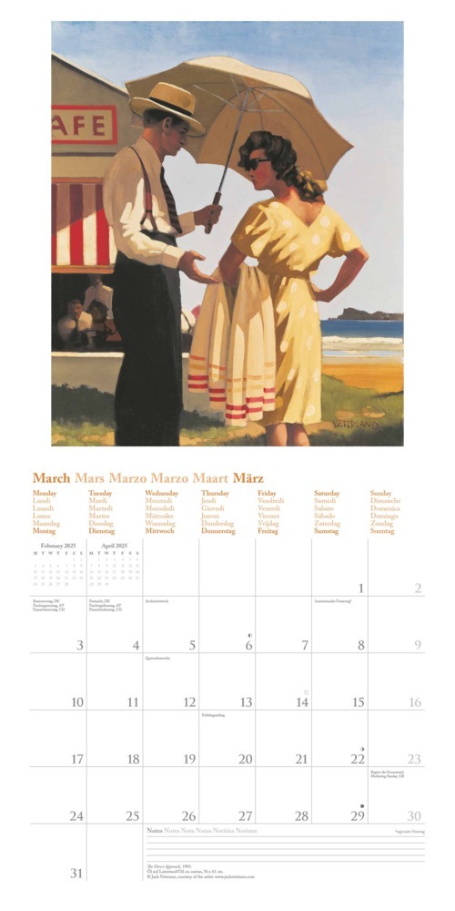 Bild: 4002725994066 | Jack Vettriano 2025 - Wand-Kalender - Broschüren-Kalender - 30x30 -...