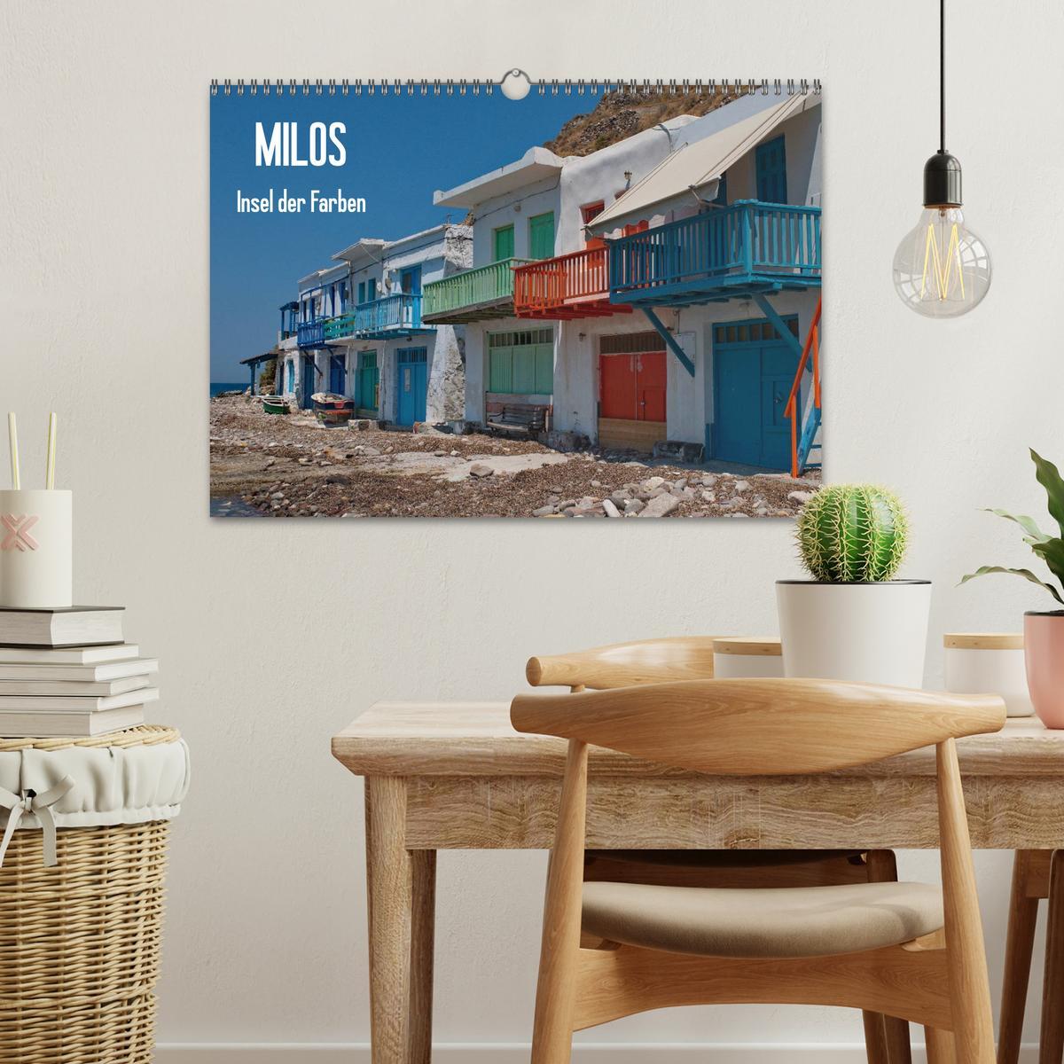 Bild: 9783435805686 | Milos, Insel der Farben (Wandkalender 2025 DIN A3 quer), CALVENDO...