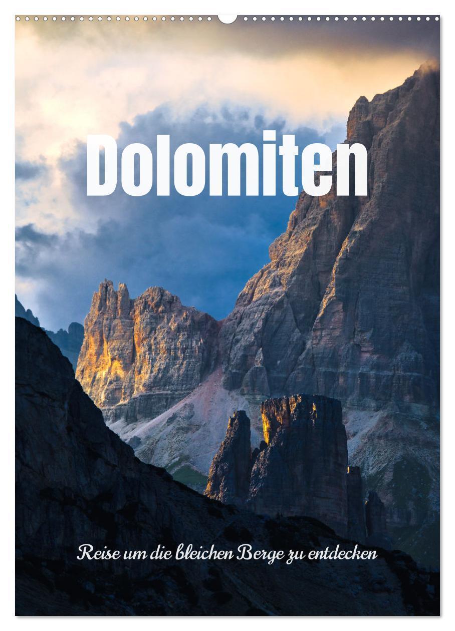 Cover: 9783435919314 | Dolomiten - Reise um die bleichen Berge zu entdecken (Wandkalender...