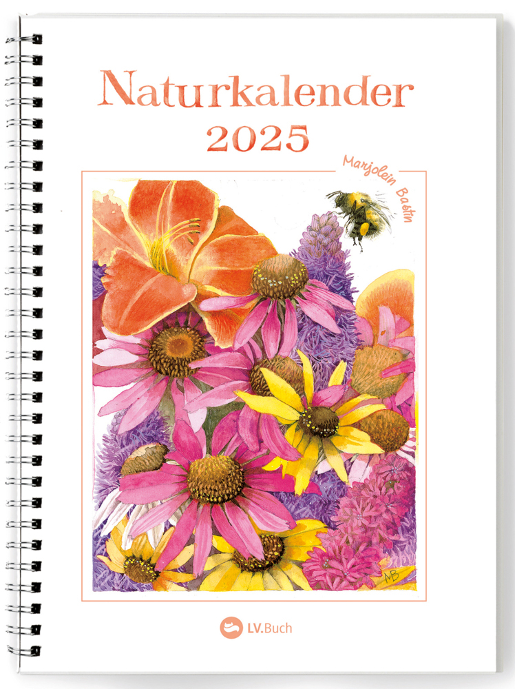 Cover: 9783784357799 | Naturkalender 2025 | Marjolein Bastin | Kalender | Spiralbindung