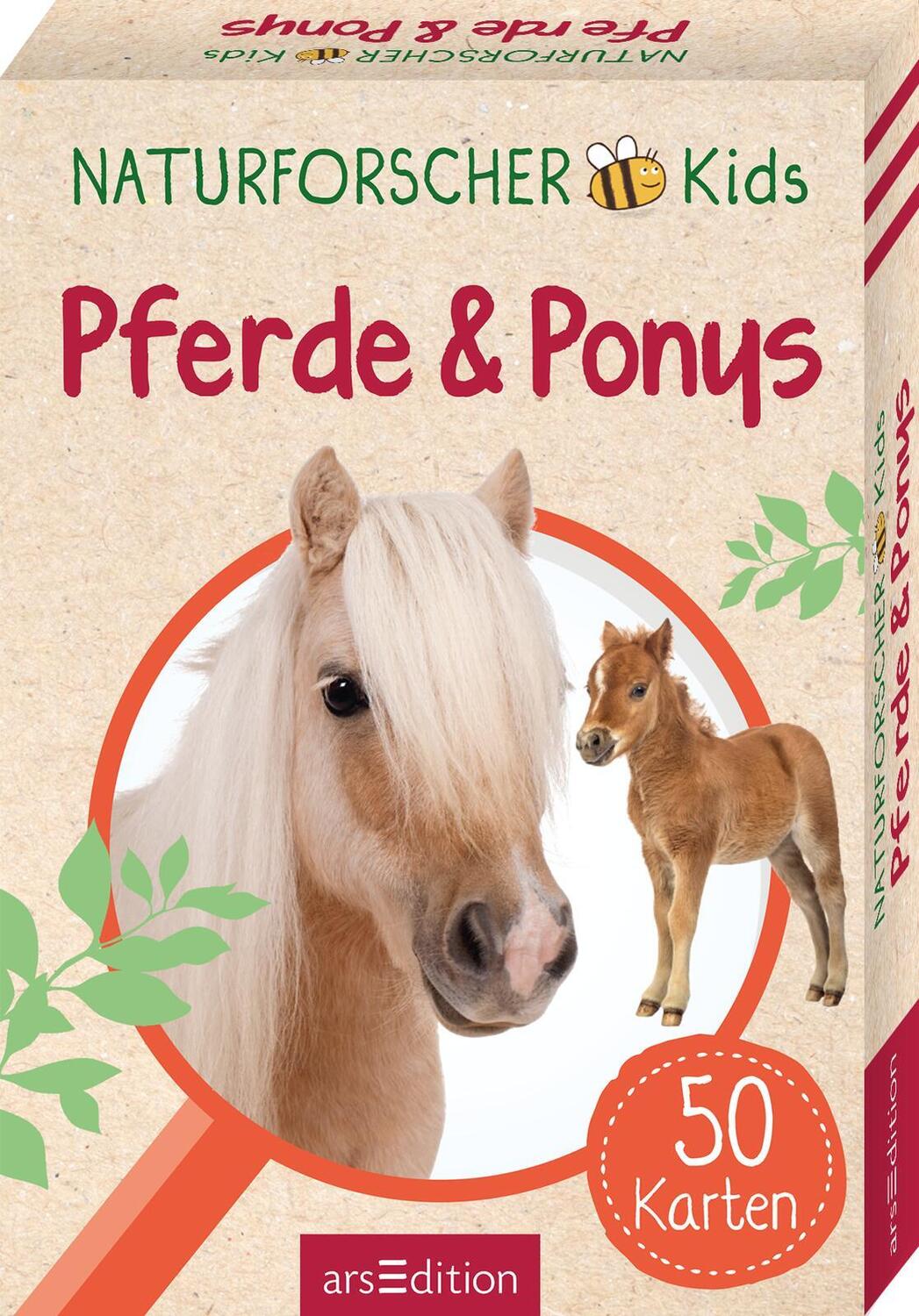 Cover: 9783845856582 | Naturforscher-Kids - Pferde &amp; Ponys | 50 Karten | Miriam Scholz | Buch