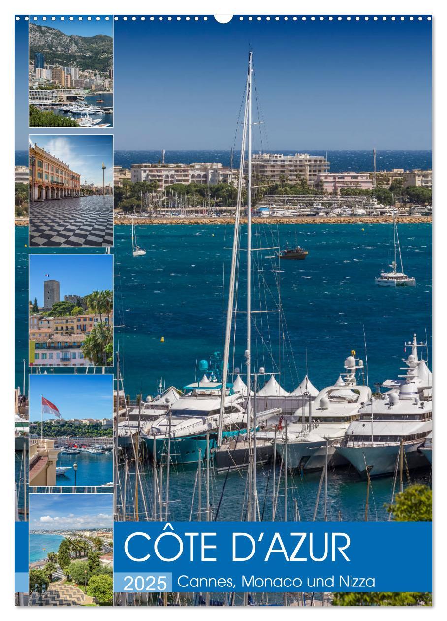 Cover: 9783457002810 | CÔTE D¿AZUR Cannes, Monaco und Nizza (Wandkalender 2025 DIN A2...