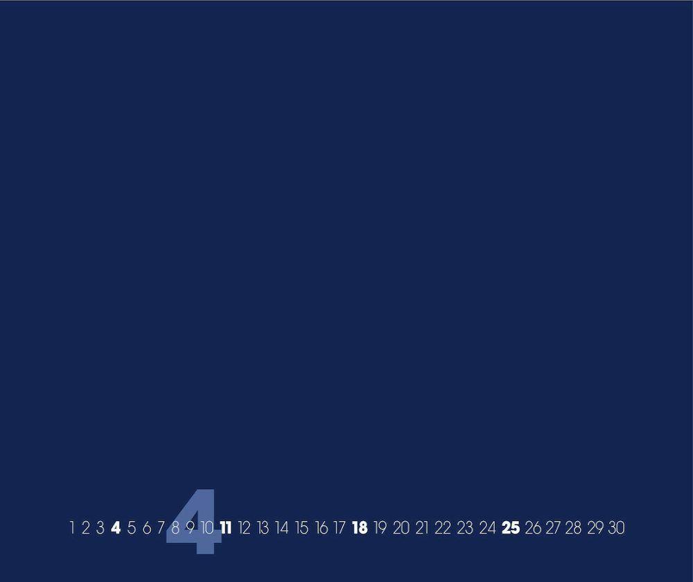 Bild: 9783931282035 | Blue  Blau 2025  Blanko Gross XL Format | Baback Haschemi | Kalender