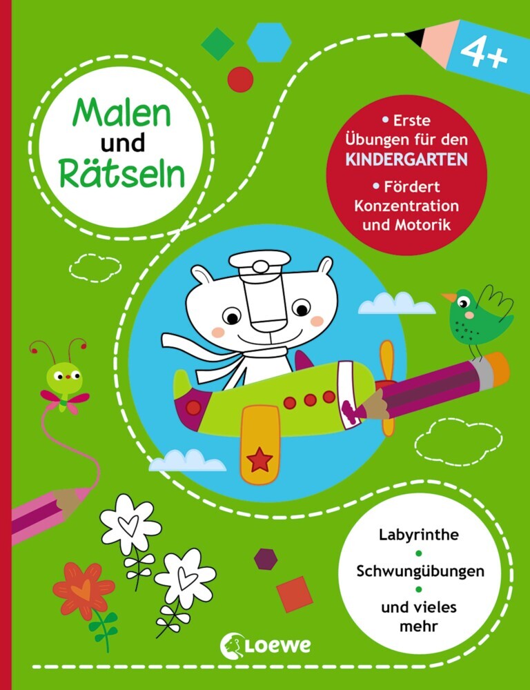 Cover: 9783743209886 | Malen und Rätseln - Erste Übungen für den Kindergarten | Taschenbuch