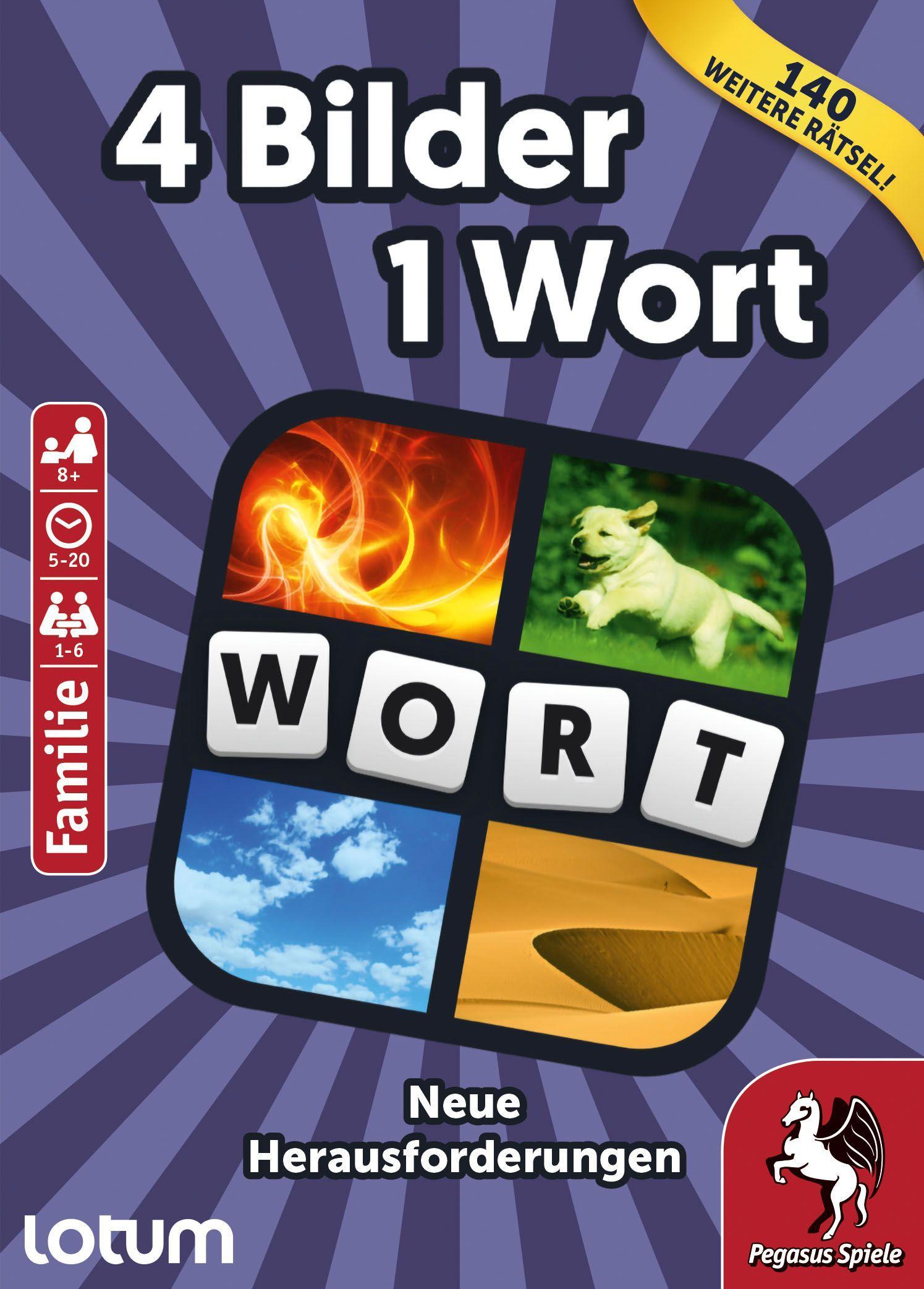 Cover: 4250231725449 | 4 Bilder 1 Wort - Neue Herausforderungen | Spiel | 18334G | Deutsch