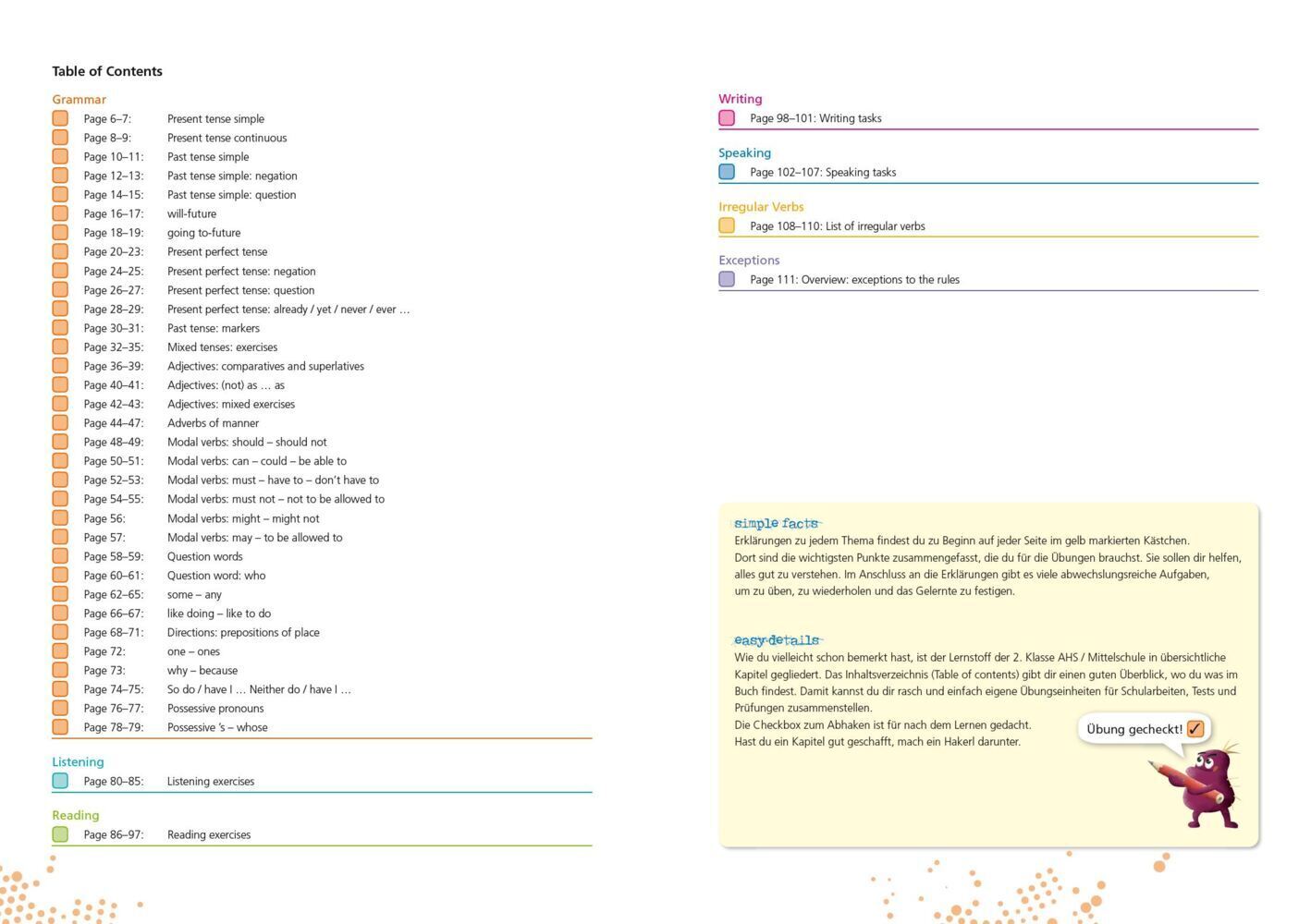 Bild: 9783707422535 | simple und easy Englisch - 2. Schuljahr, Übungsbuch AHS/Mittelschule