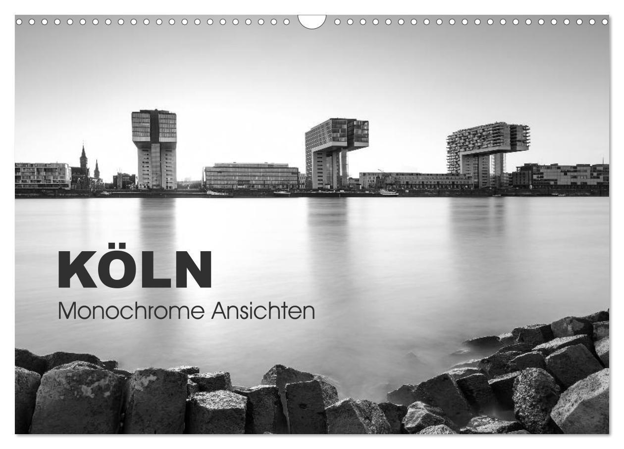 Cover: 9783435556915 | Köln - monochrome Ansichten (Wandkalender 2025 DIN A3 quer),...