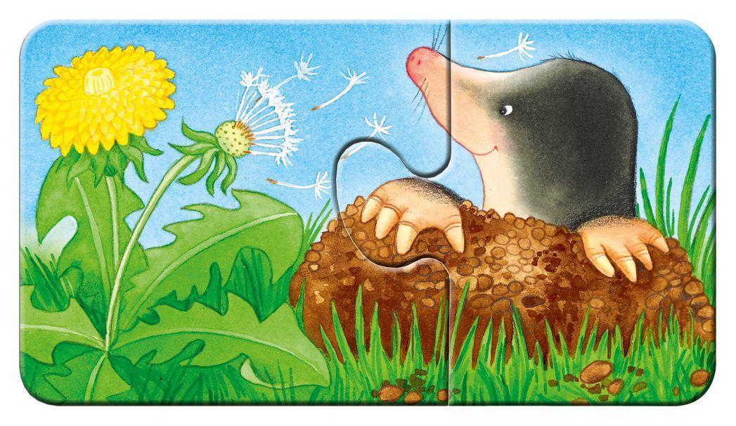 Bild: 4005556073139 | Tiere im Garten. Puzzle 9 x 2 Teile | Spiel | Deutsch | 2013