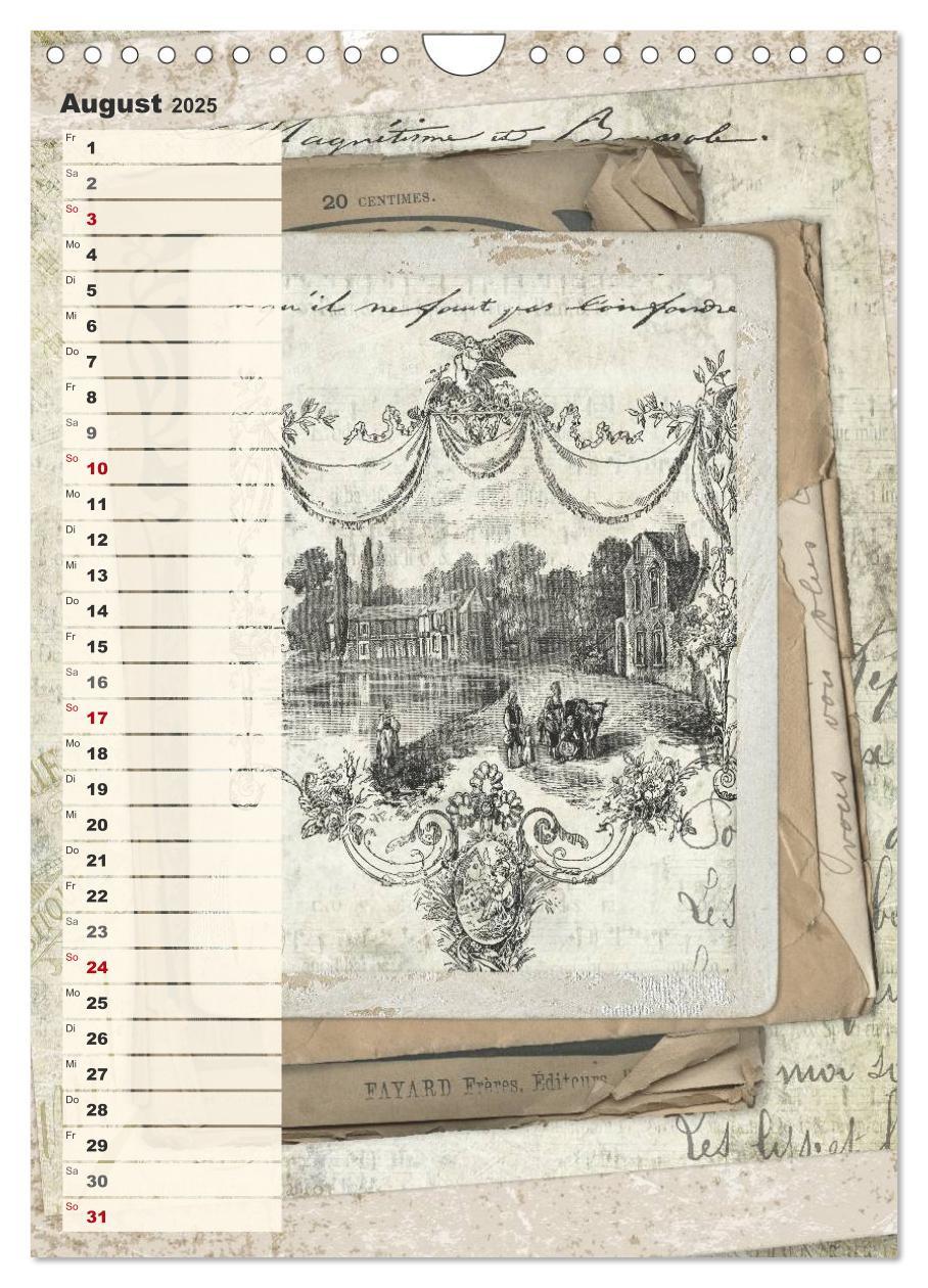 Bild: 9783457022191 | Vintage Welten (Wandkalender 2025 DIN A4 hoch), CALVENDO...